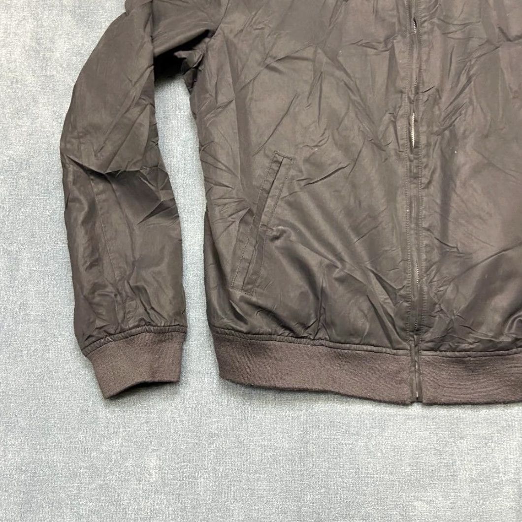 Zara Zara Mens XL Black Cotton Mock Neck Bomber Jacket Full Zip Windbreaker Outdoor Size US XL / EU 56 / 4 - 3 Thumbnail