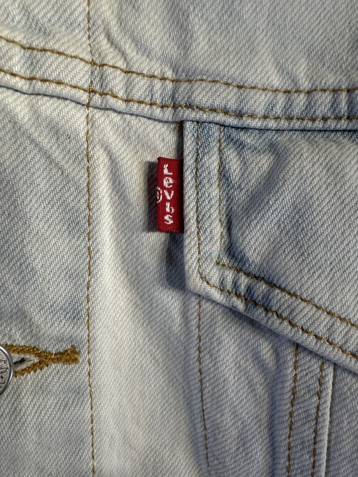 Levi's Levi’s Ladies Ex Boyfriend Tricker Denim Jacket Size L / US 10 / IT 46 - 7 Thumbnail