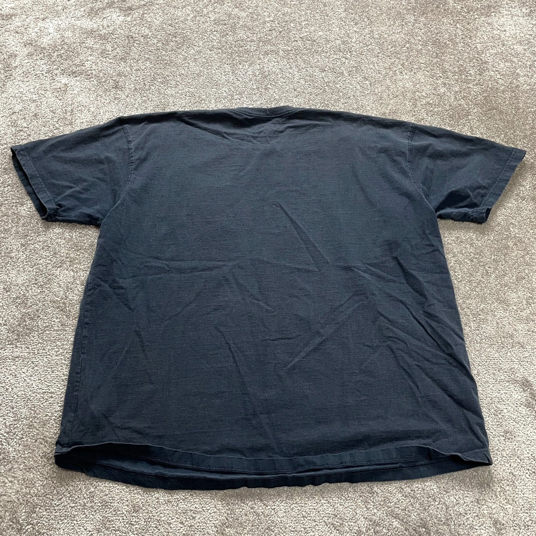 Carhartt VINTAGE? Wait, item is not vintage. So: Carhartt K87 T-Shirt Mens 3XL Navy Blue Crew Neck Short Sleeve Pocket Tee Size US XXL / EU 58 / 5 - 2 Thumbnail