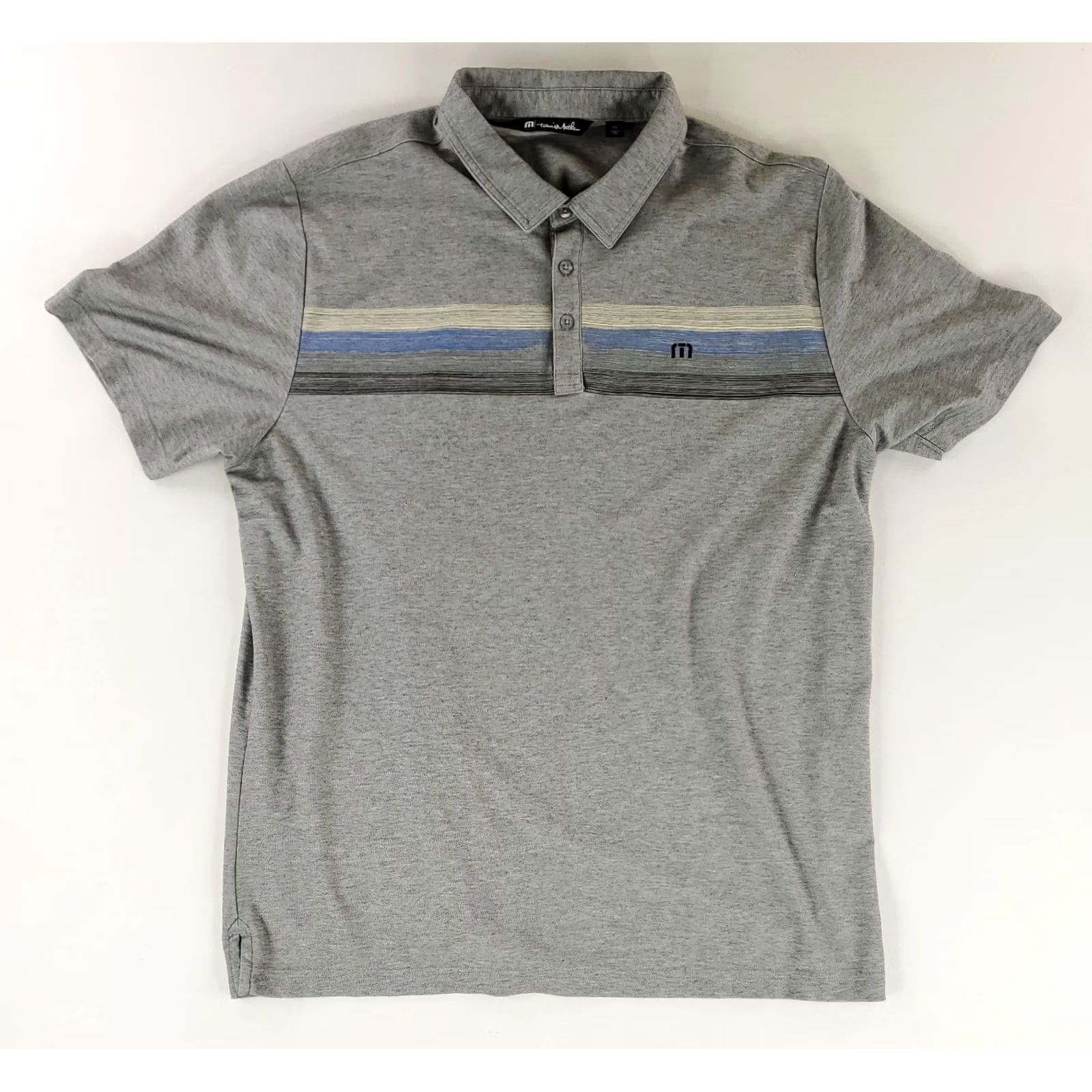 TravisMathew Travis Mathew Polo Shirt Gray Performance Golf Mens XXL Shirt Short Sleeve Men 2XL Size US XXL / EU 58 / 5 - 4 Thumbnail
