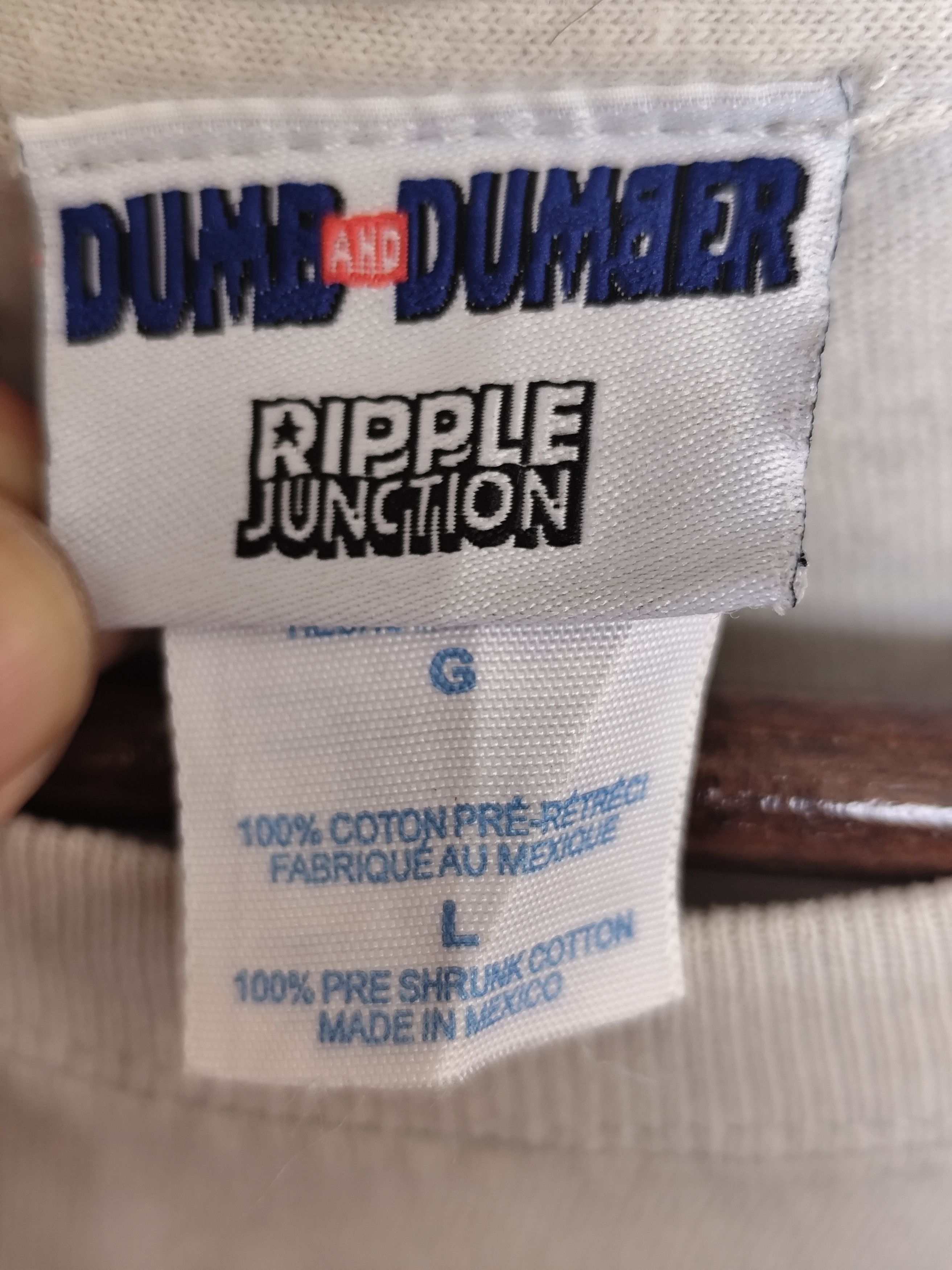 Ripple Junction VINTAGE 1994 FILM DUMB AND DUMBER X RIPPLE JUNCTION Size US L / EU 52-54 / 3 - 6 Thumbnail