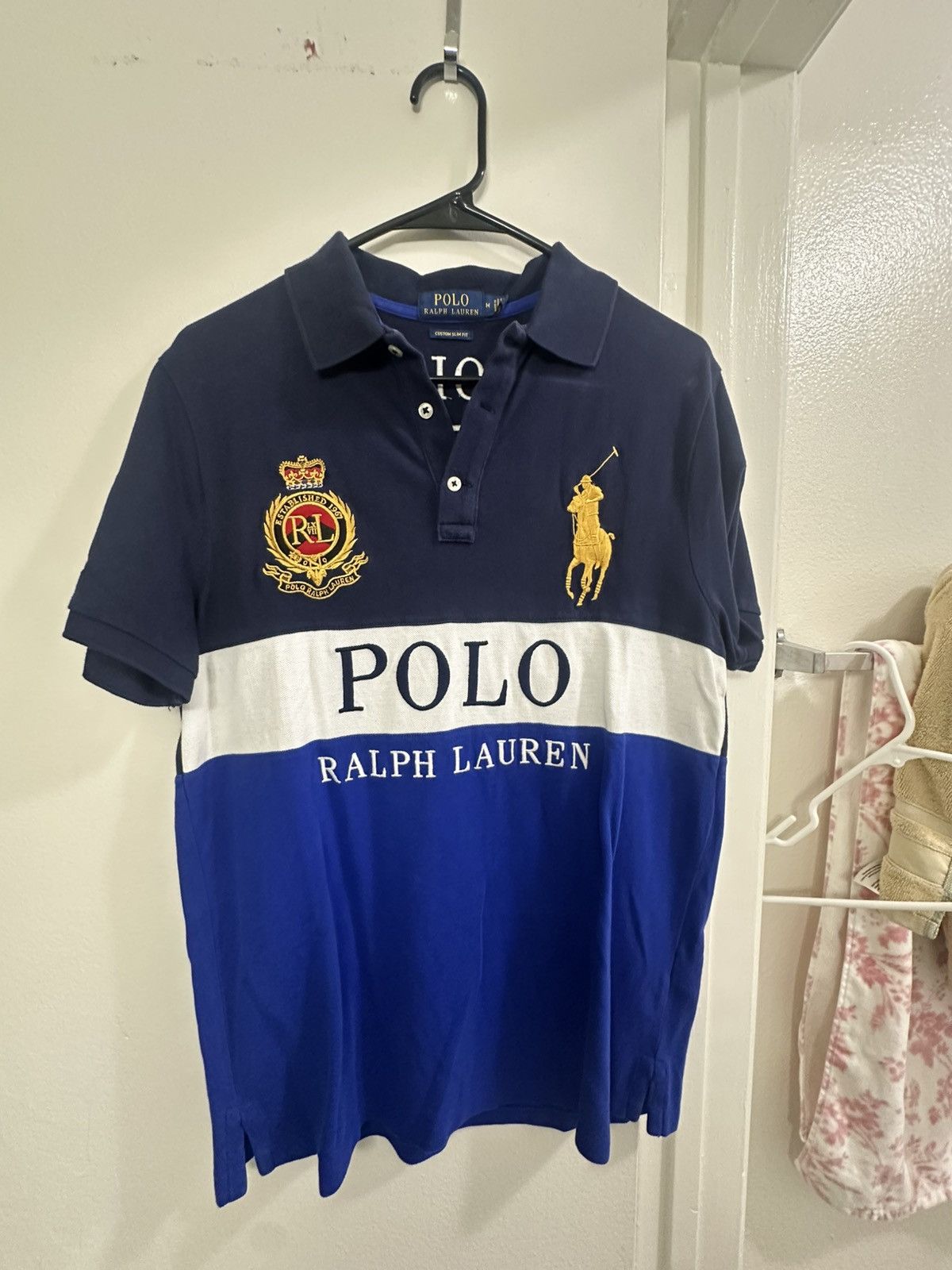 Polo Ralph Lauren Polo Ralph Lauren Men's Shirt Size M Big Pony Crest #3 Size US M / EU 48-50 / 2 - 4 Thumbnail