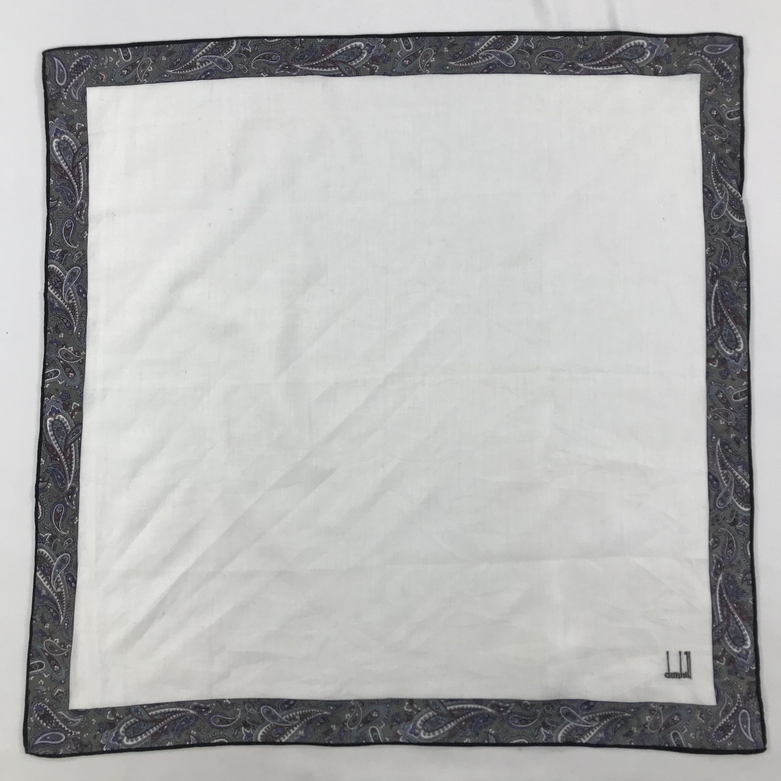 Alfred Dunhill × Vintage Dunhill Bandana / Handkerchief / Neckerchief - S1255 Size ONE SIZE - 1 Thumbnail