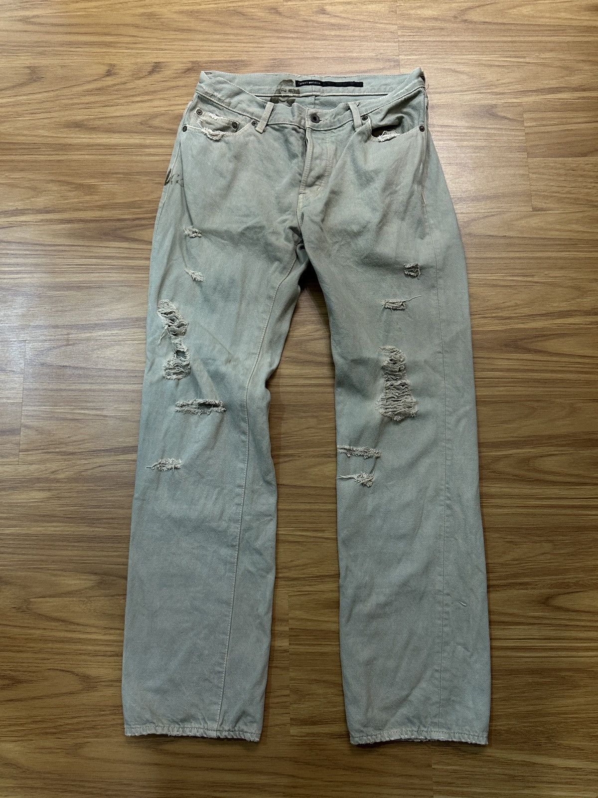 Kiminori Morishita Kiminori Morishita Laser Printed Naked Girl Denim Pant Size US 32 / EU 48 - 1 Thumbnail