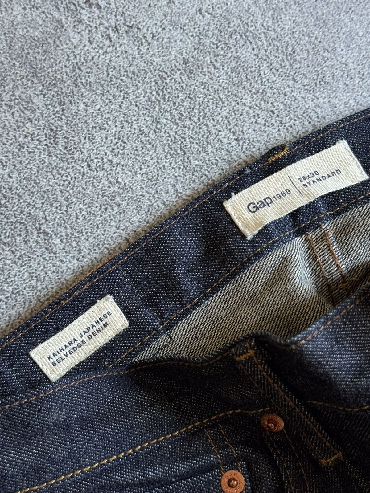Gap Gap 28/30 Kaihara japanese selvedge denim pants trousers y2k Size US 28 / EU 44 - 9 Thumbnail