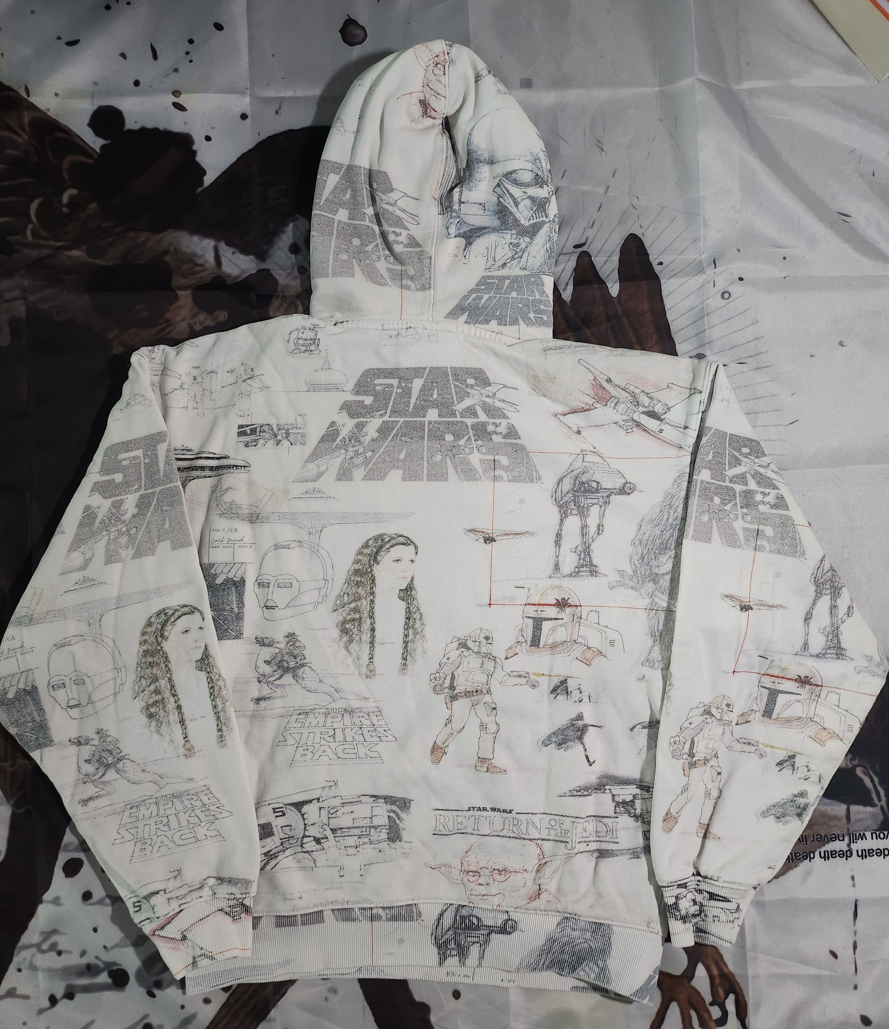 Kith × Star Wars Star Wars Sketches Hoodie Size US XS / EU 42 / 0 - 2 Thumbnail