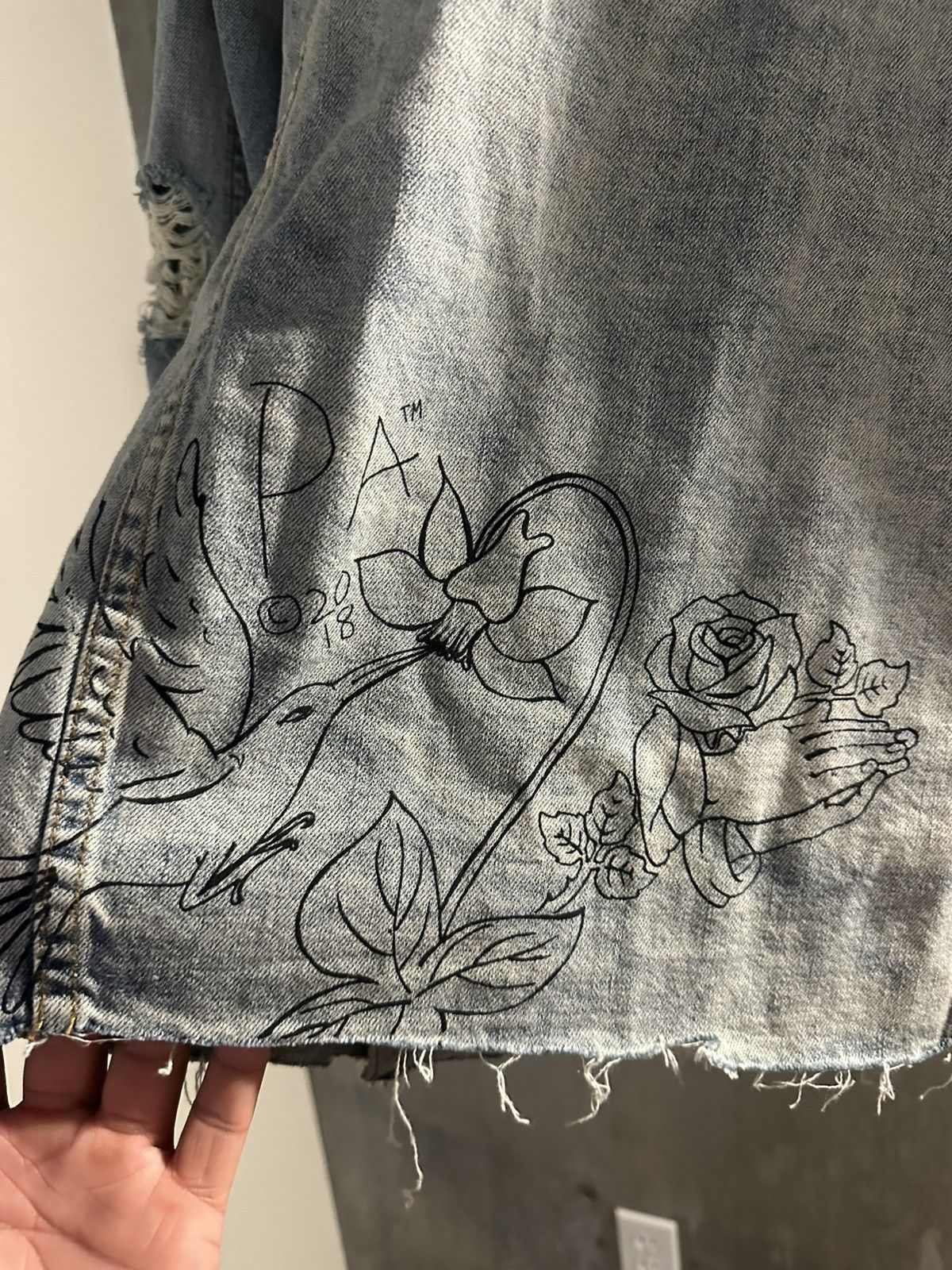 Profound Aesthetic Profound Aesthetic Denim Jacket Design size XL Size US XL / EU 56 / 4 - 3 Thumbnail