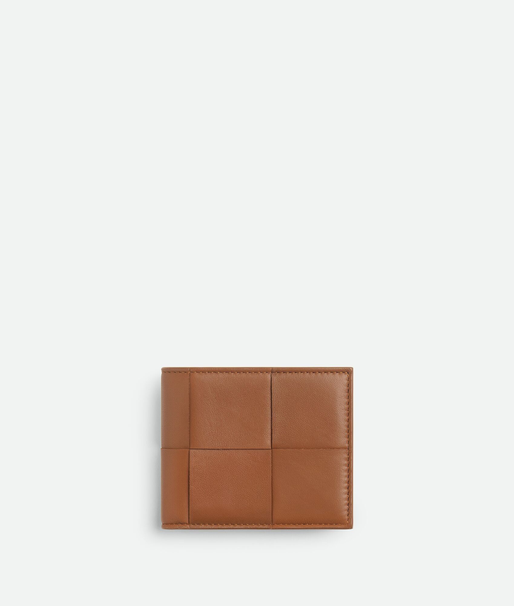 Bottega Veneta o1w1db10825 Size: OS / Cassette Bi-Fold Wallet Cognac/Space Size ONE SIZE - 1 Thumbnail
