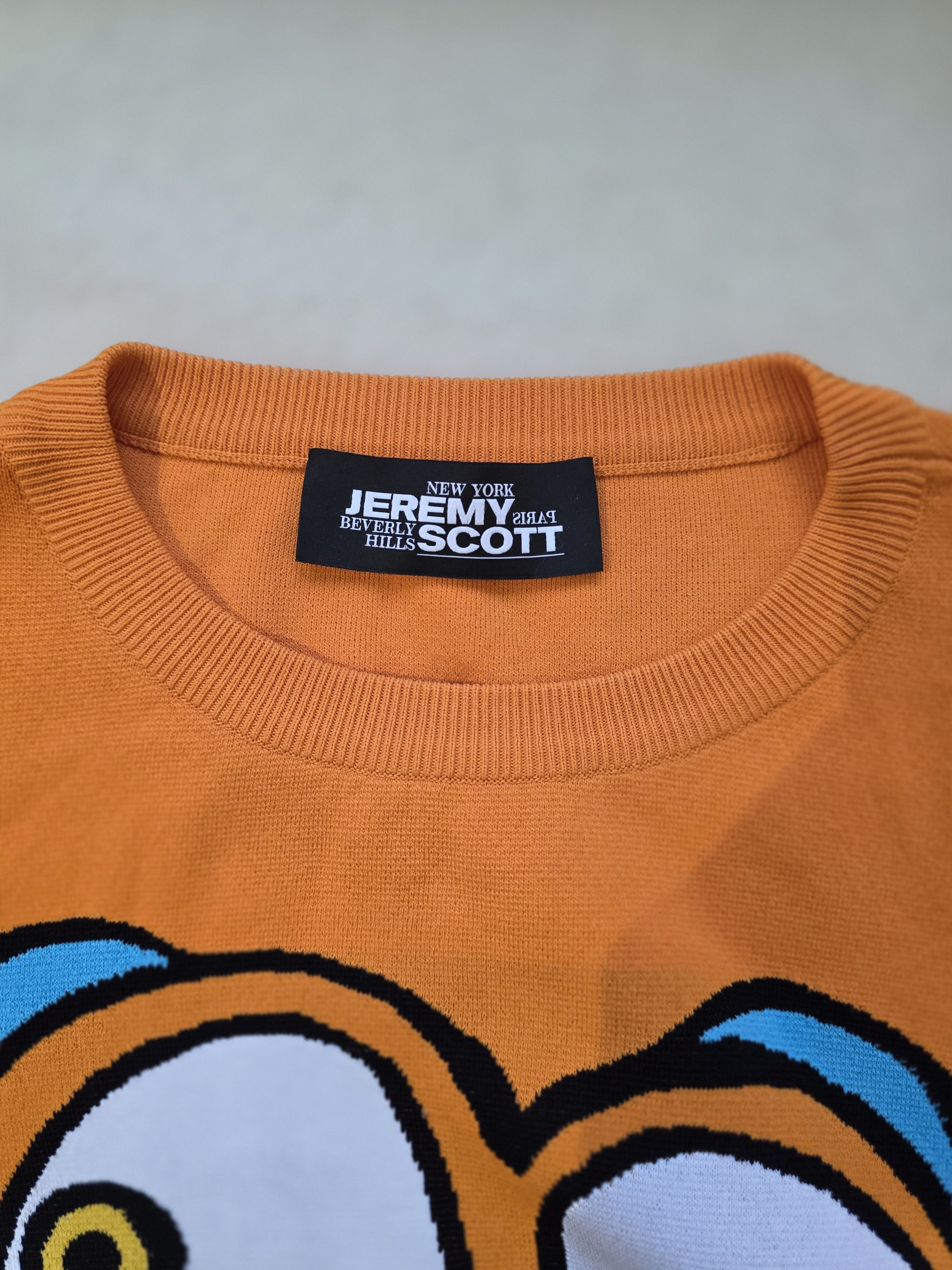 Jeremy Scott Jeremy Scott “Cartoon Face” Knit jumper Size US M / EU 48-50 / 2 - 2 Thumbnail