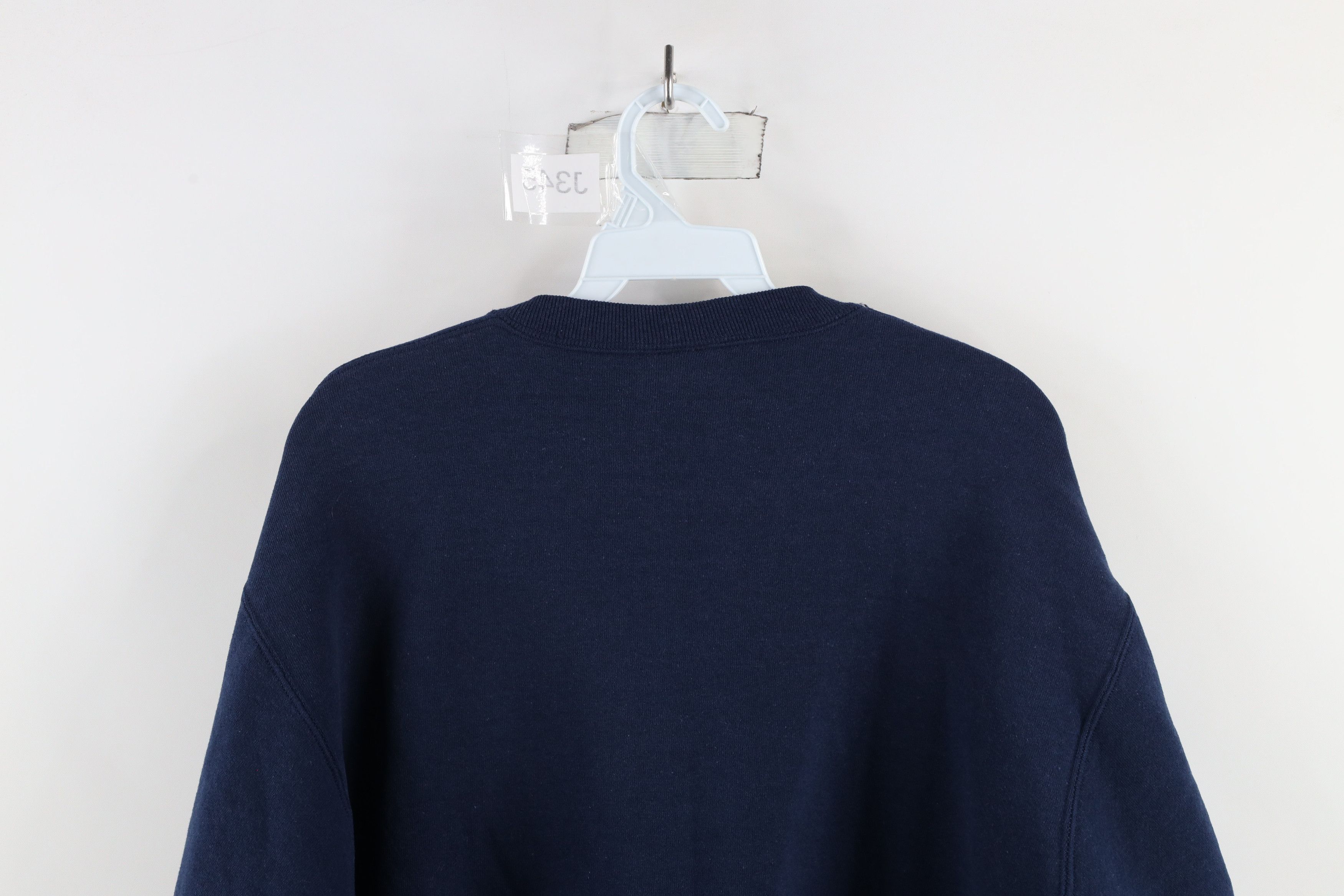 Russell Athletic × Vintage Vintage 90s Russell Athletic Blank Sweatshirt Blue USA Size M / US 6-8 / IT 42-44 - 11 Thumbnail