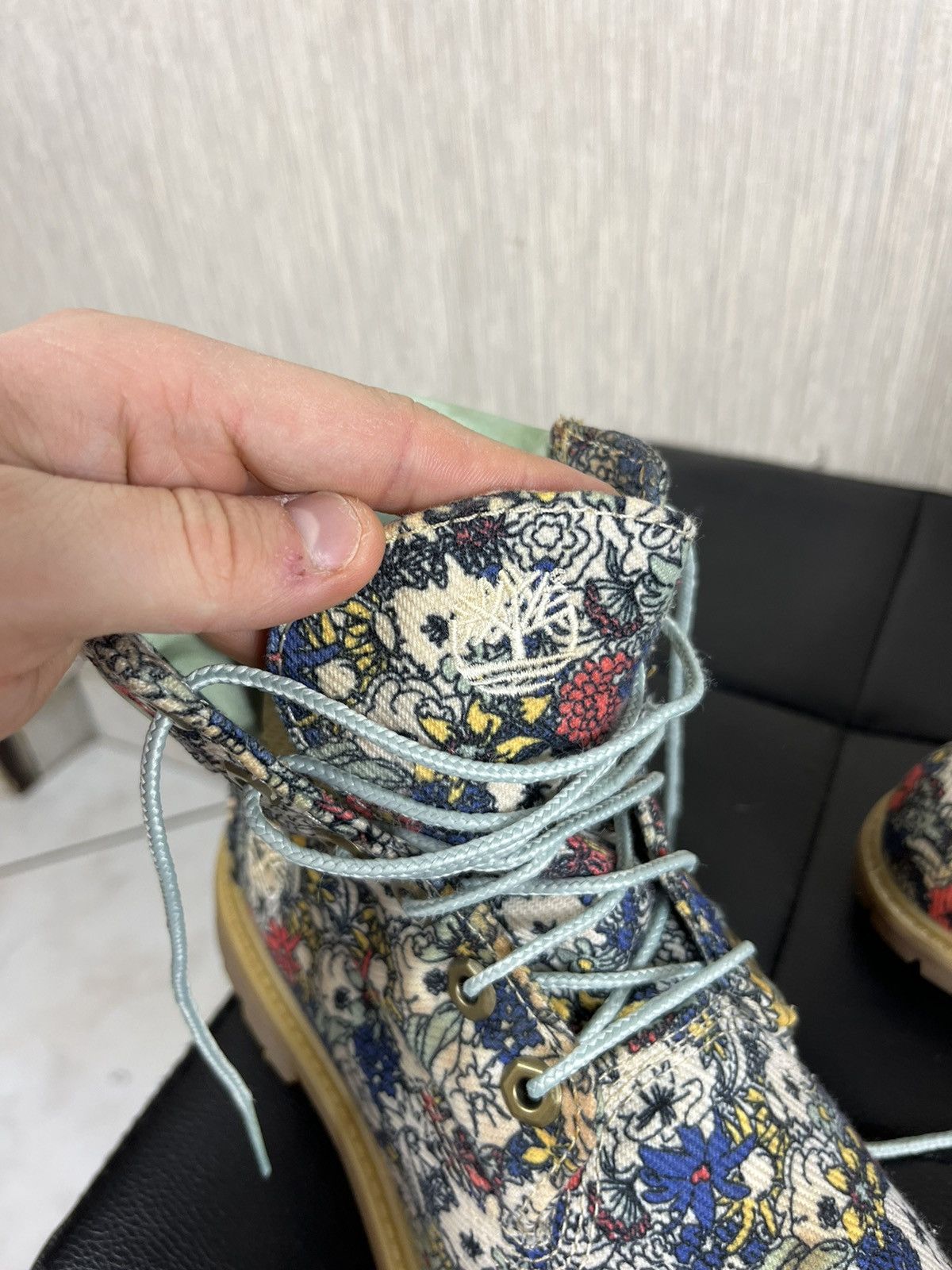 Timberland × Vintage Timberland floral boots shoes full all over print Size US 7.5 / IT 37.5 - 19 Thumbnail