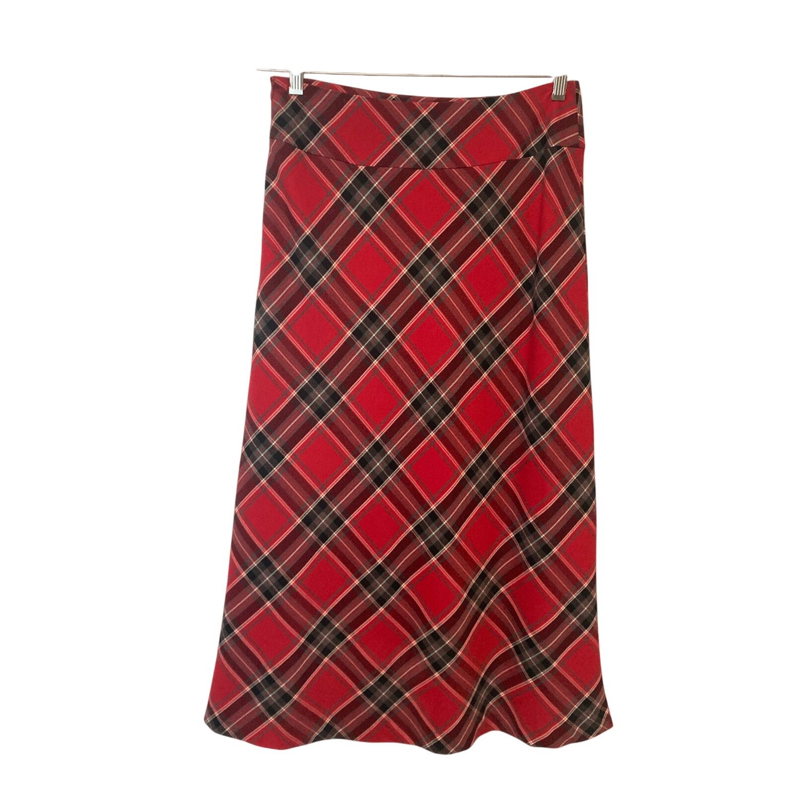 Covington Covington Tartan Plaid Stretch ALine Holiday Christmas Skirt Size 27" / US 4 / IT 40 - 1 Thumbnail