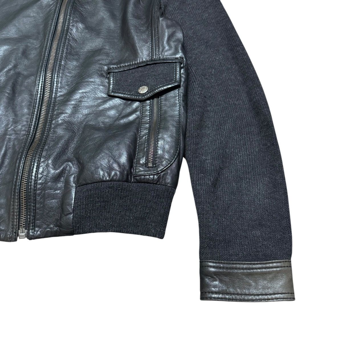 Dolce & Gabbana Dolce & Gabbana Leather Jacket Hybrid Patina Size US M / EU 48-50 / 2 - 6 Thumbnail