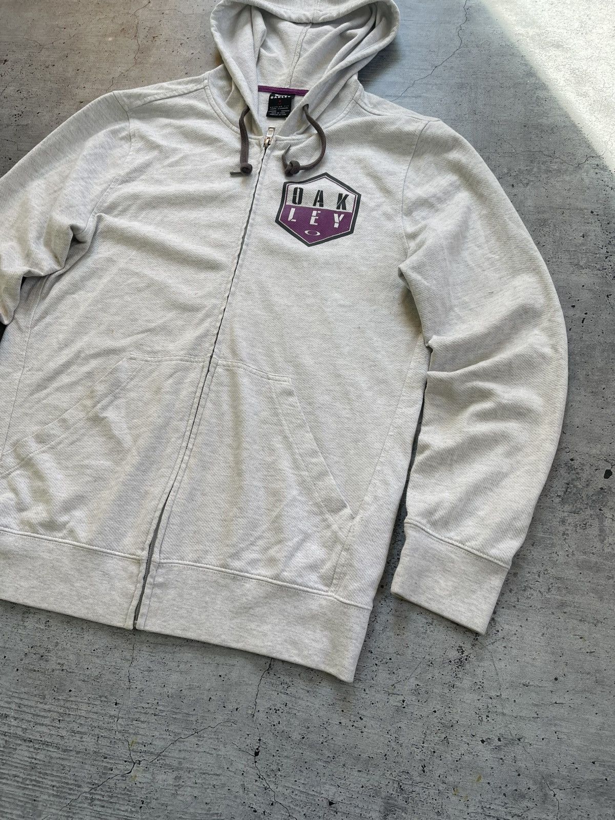 Oakley × Vintage Vintage Oakley Zip Up Hoodie Size US S / EU 44-46 / 1 - 6 Thumbnail