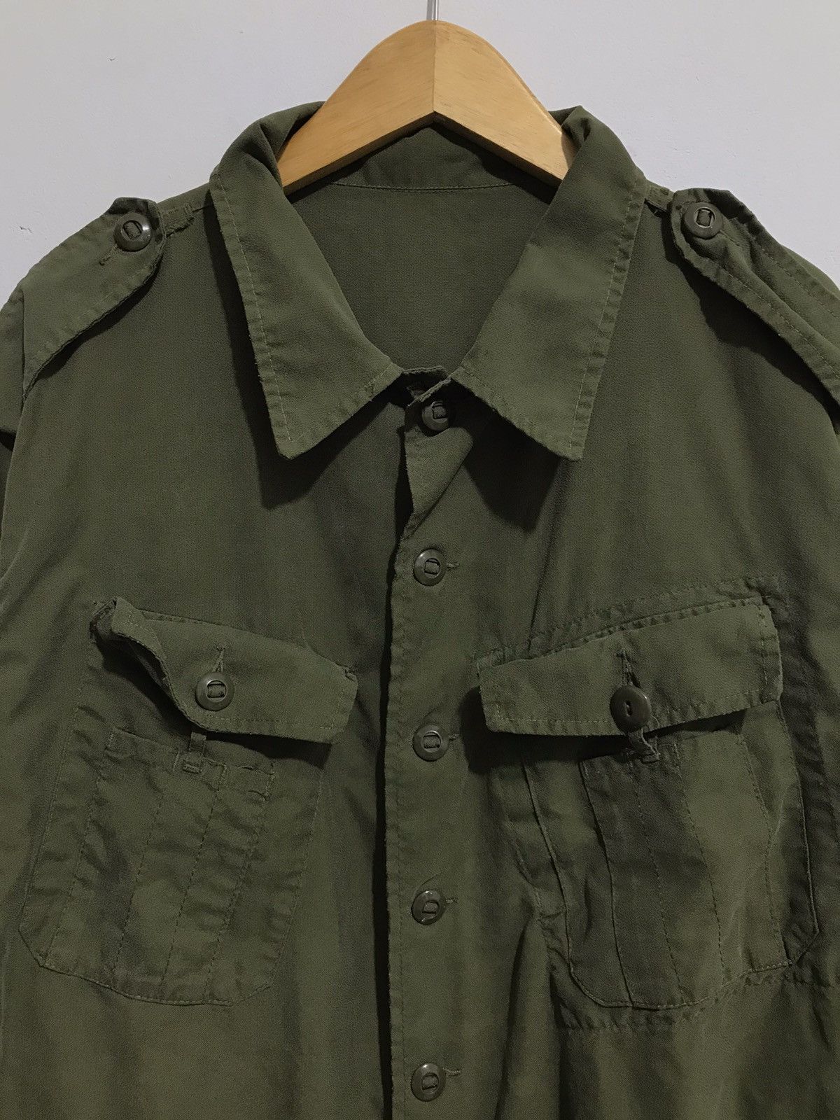 Vintage Vintage 80s Military Jacket Combat Light Weight Size US XL / EU 56 / 4 - 2 Thumbnail