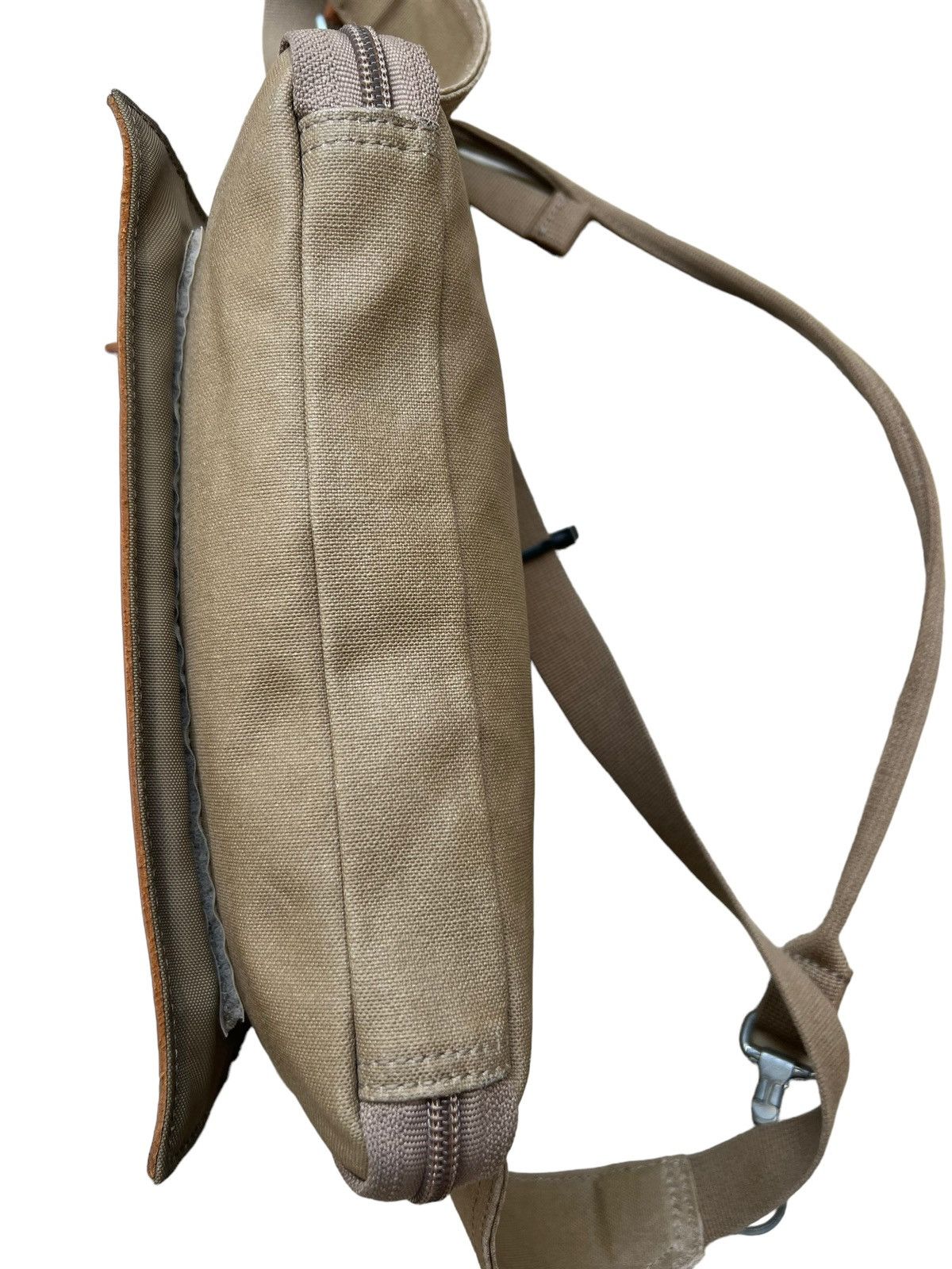 Leather Vintage Porter by Yoshida Hybrid Leather Cotton Canvas Bag Size ONE SIZE - 14 Thumbnail