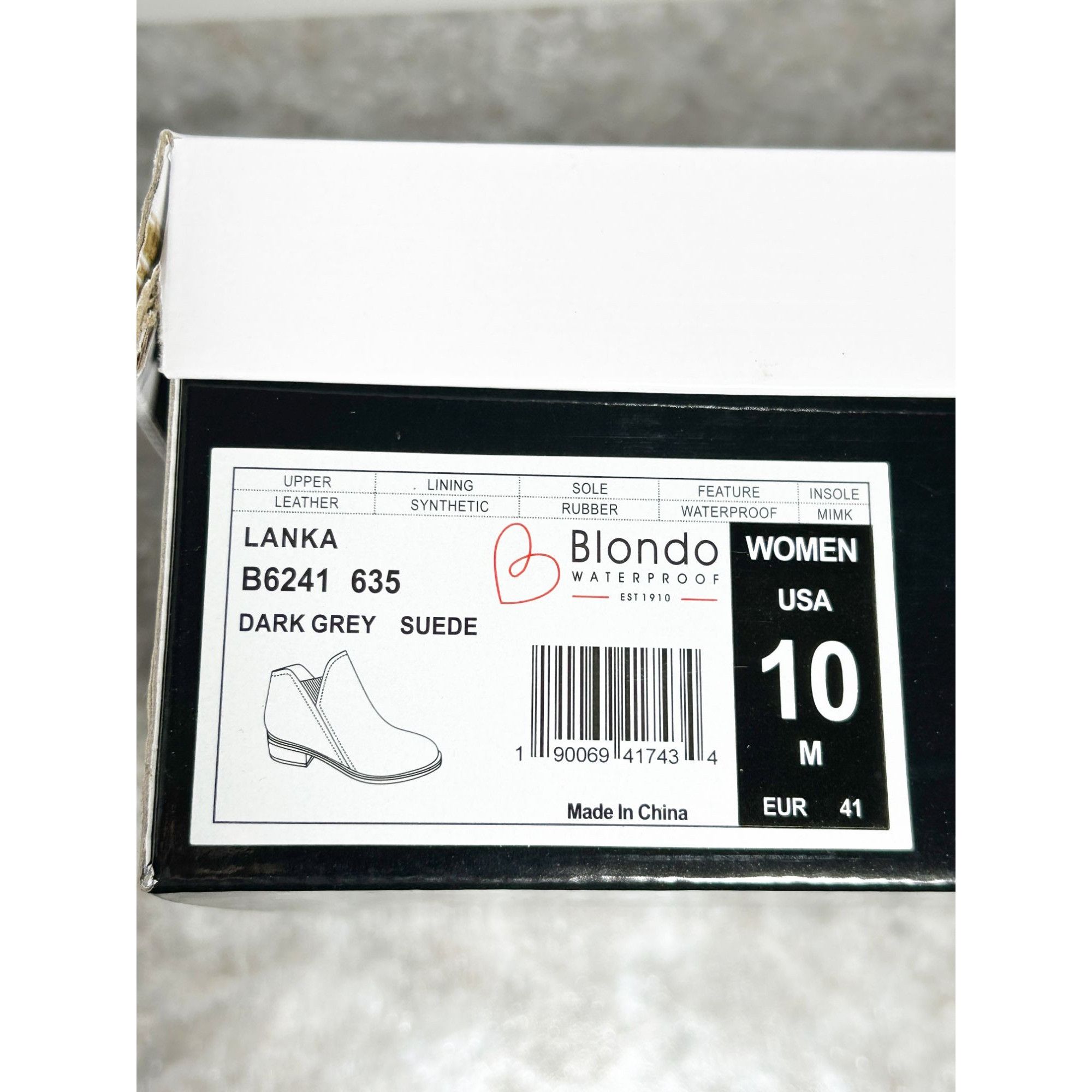 Blondo Blondo Lanka Waterproof Suede Bootie in Dark Grey - Sz 10 Size US 10 / IT 40 - 11 Thumbnail