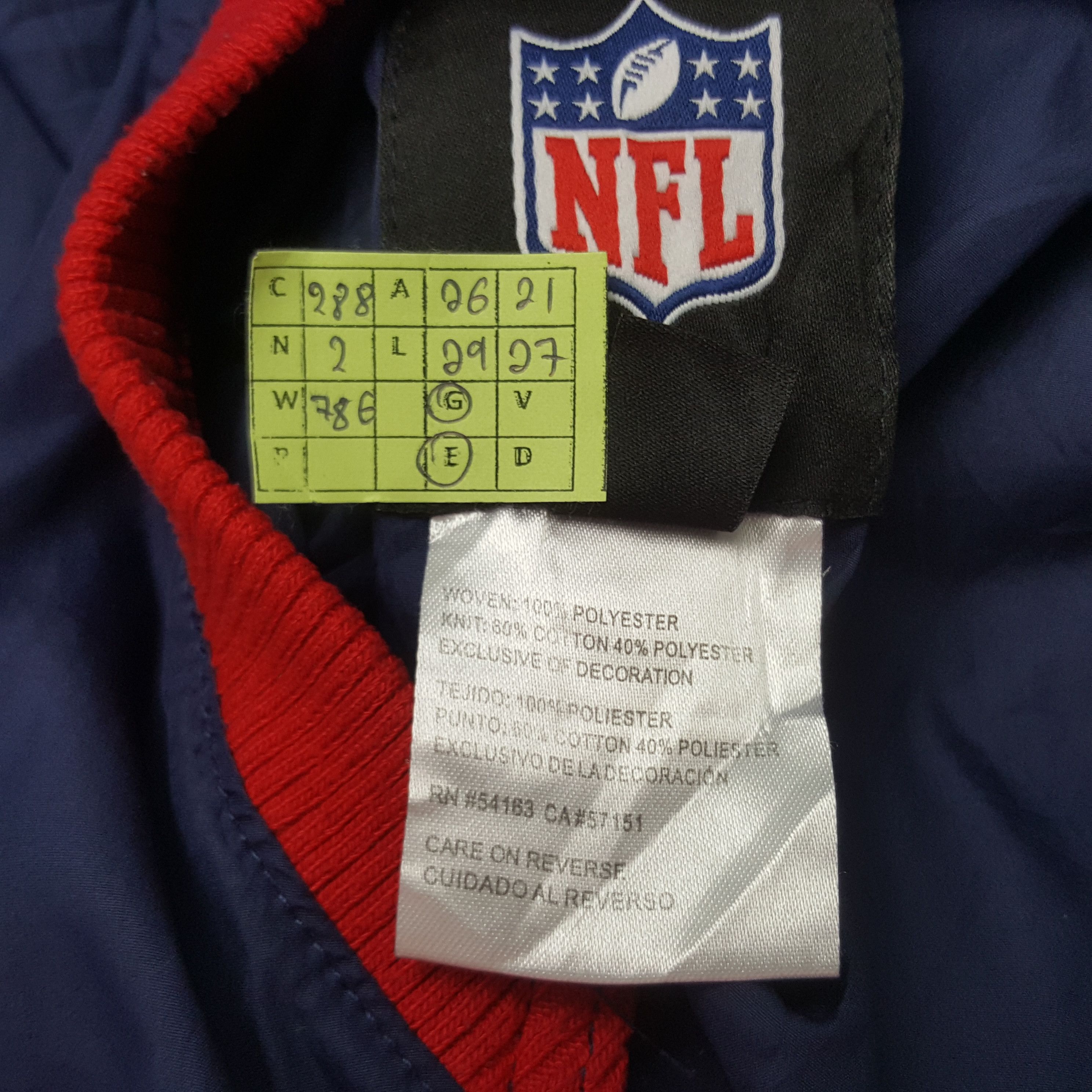 NFL × Vintage Vintage New England Patroits Reversible Sport Hoodies C288N2 Size US XL / EU 56 / 4 - 12 Thumbnail
