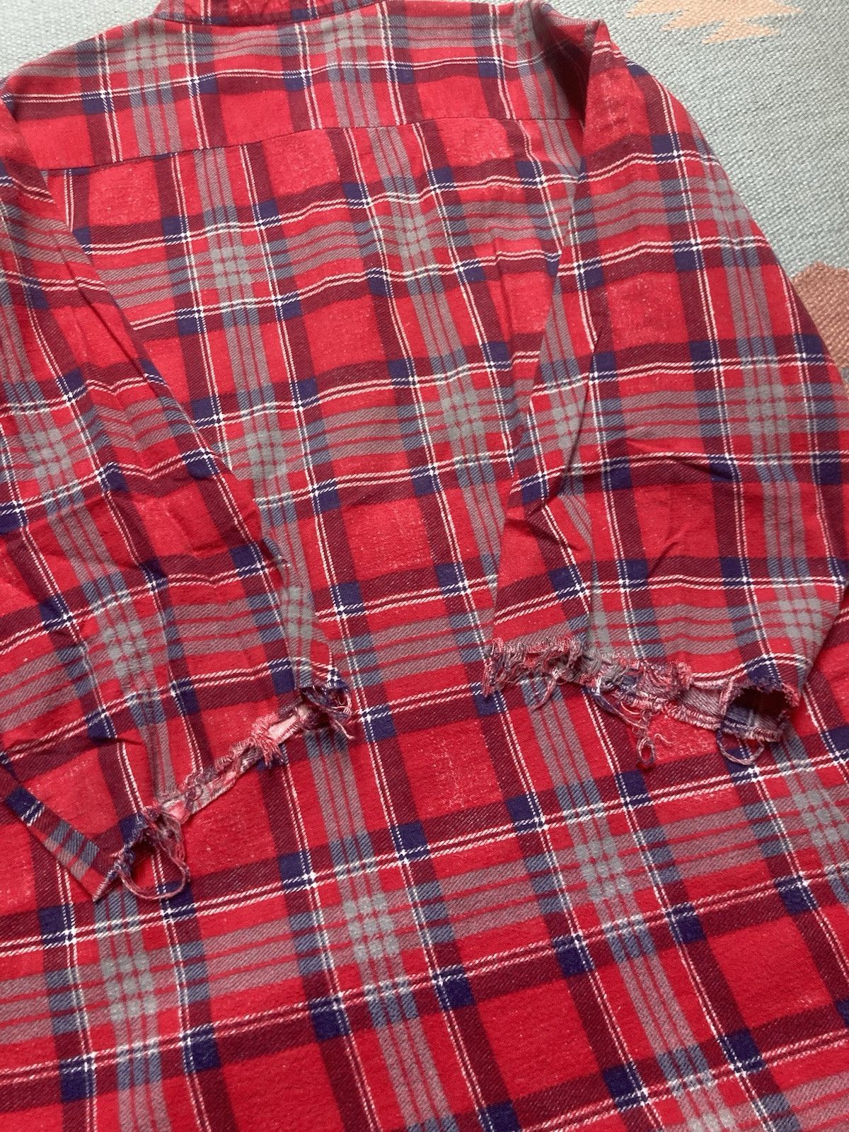 Vintage 60s winter king flannel shirt chopped farm brushed cotton M Size US M / EU 48-50 / 2 - 9 Thumbnail