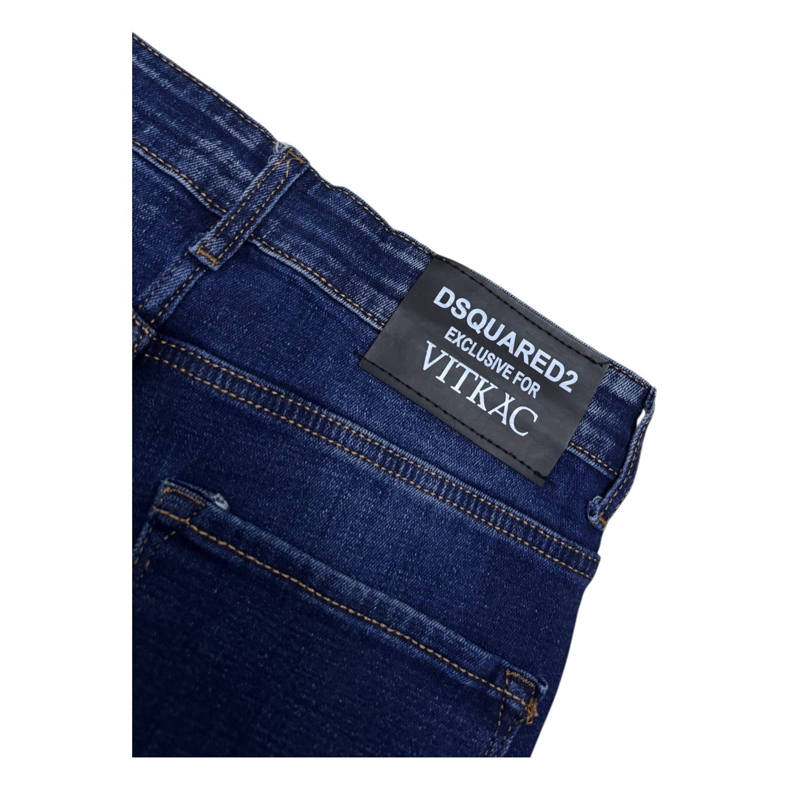 Dsquared2 DSQUARED2 x VITKAC Vintage Luxury Skinny Denim Jeans 32x30 Size 32" / US 10 / IT 46 - 3 Thumbnail