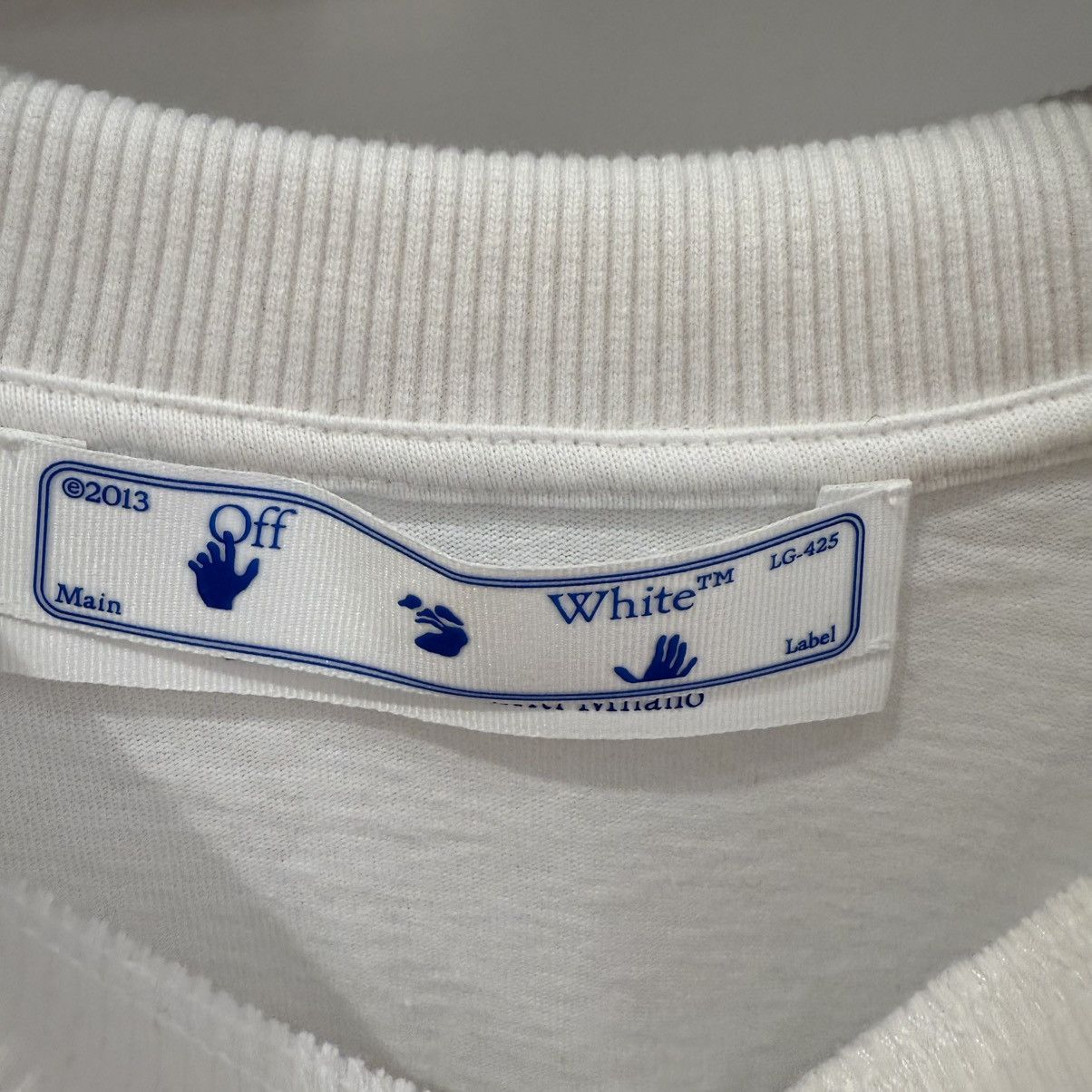 Off-White Off-White Graffiti Logo Tee Size US L / EU 52-54 / 3 - 3 Thumbnail