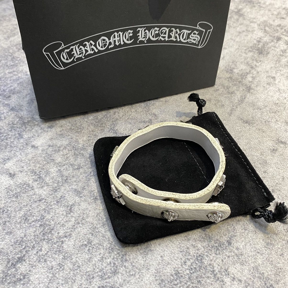 Chrome Hearts Chrome Hearts 2 BTTN/ 2 SNAP Star silver bracelet white Size ONE SIZE - 2 Thumbnail