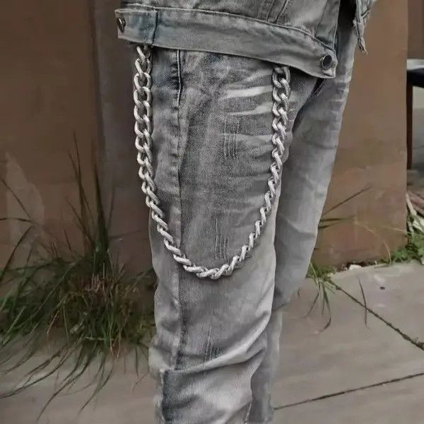 VIBE Luxurious Concise Chain Pant Waist Keychain Size ONE SIZE - 2 Thumbnail