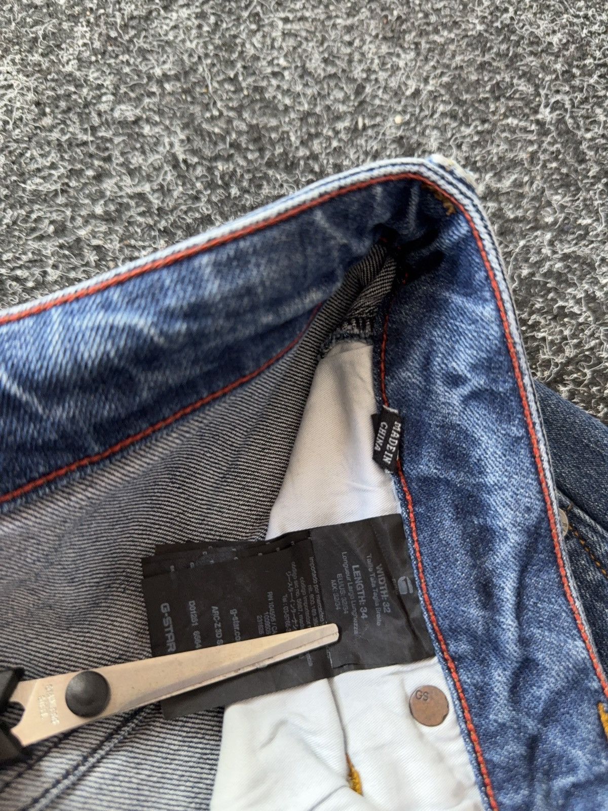 G-Star 00s Y2K G-Star RAW ARC 3D Slim Jeans W32 L34 Vintage Denim Size US 32 / EU 48 - 8 Thumbnail