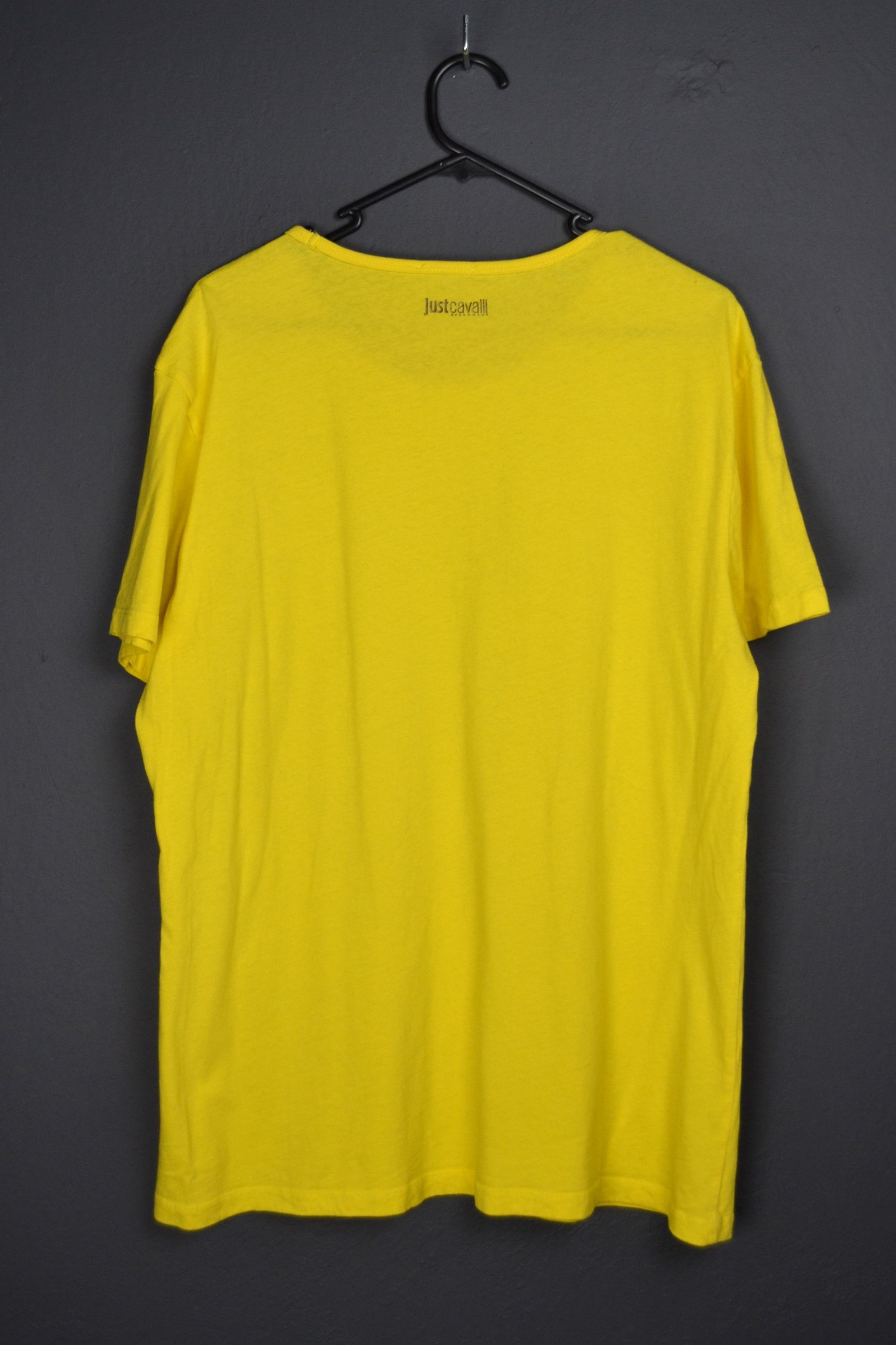 Just Cavalli Roberto Cavalli Just Yellow Tiger Print T-shirt XL Size US XL / EU 56 / 4 - 2 Thumbnail