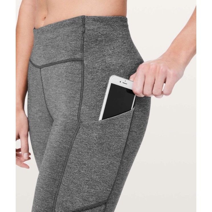 Lululemon Lululemon Speed Up Tight *28" Size 4 Heathered Black Size 27" / US 4 / IT 40 - 7 Thumbnail