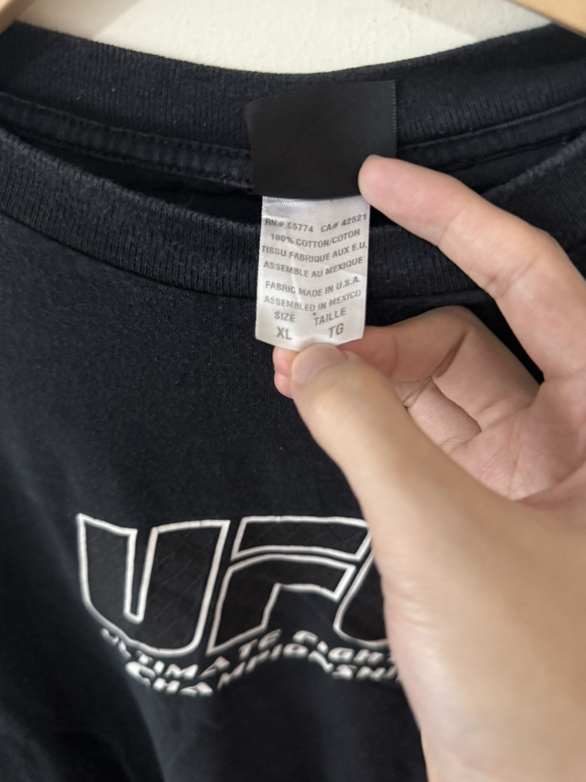 UFC × Vintage Vintage 2000s UFC T Shirt Y2K MMA Pride Size US XL / EU 56 / 4 - 5 Thumbnail