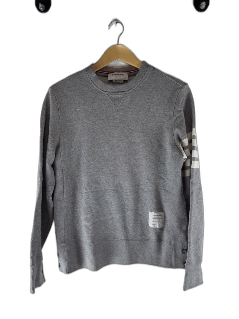 Thom Browne thom browne gray long sleeve sweatshirt Size US S / EU 44-46 / 1 - 1 Thumbnail