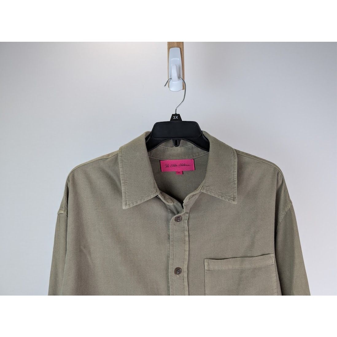 The Elder Statesman o1rshd1 Early Dawn Stonewashed Twill Button up Shirt Size US XL / EU 56 / 4 - 2 Thumbnail