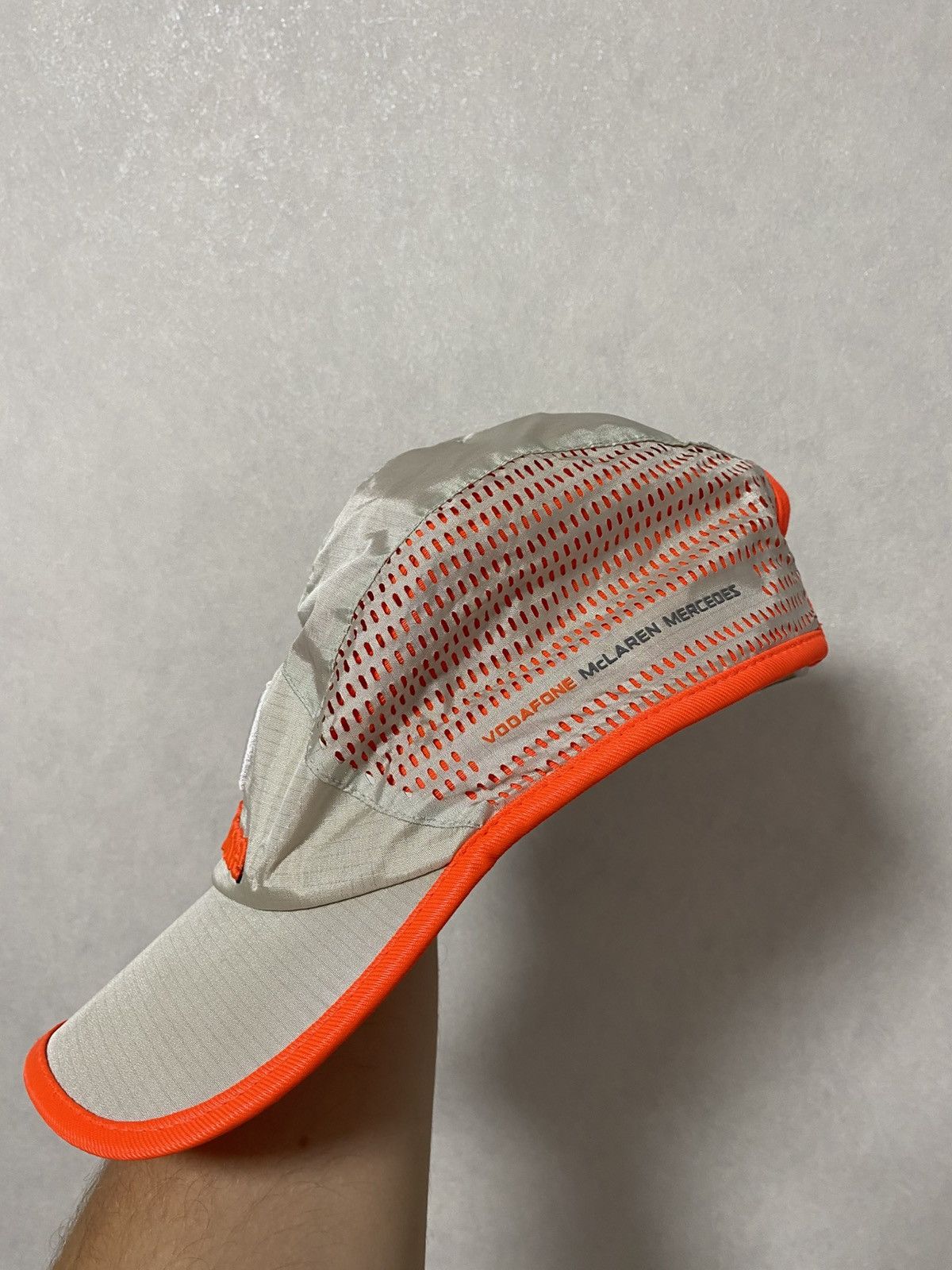 Mercedes-Benz Vodafone McLaren Mercedes Silver Racing Cap Size ONE SIZE - 2 Thumbnail