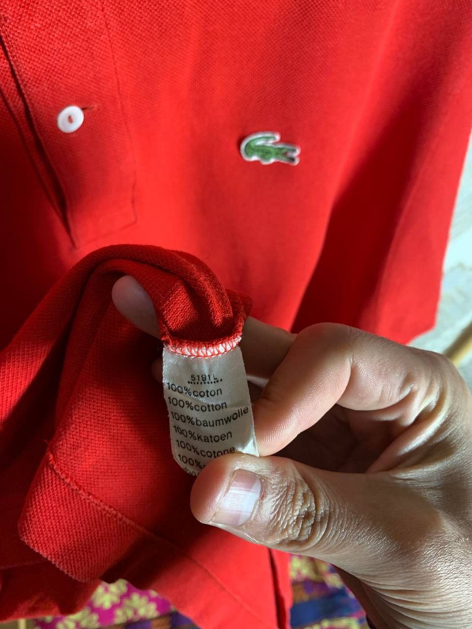 Lacoste Vintage Lacoste Chemise Retro Polo Tennis Classic Casual 90s Size US XL / EU 56 / 4 - 4 Thumbnail
