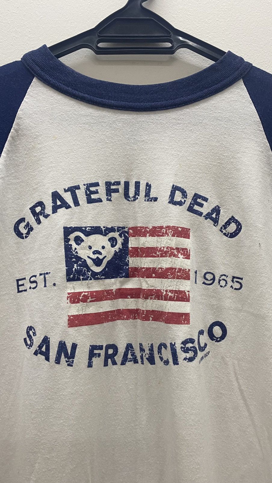 Grateful Dead Vtg Grateful Dead 3 quarter Size L Size US L / EU 52-54 / 3 - 1 Thumbnail