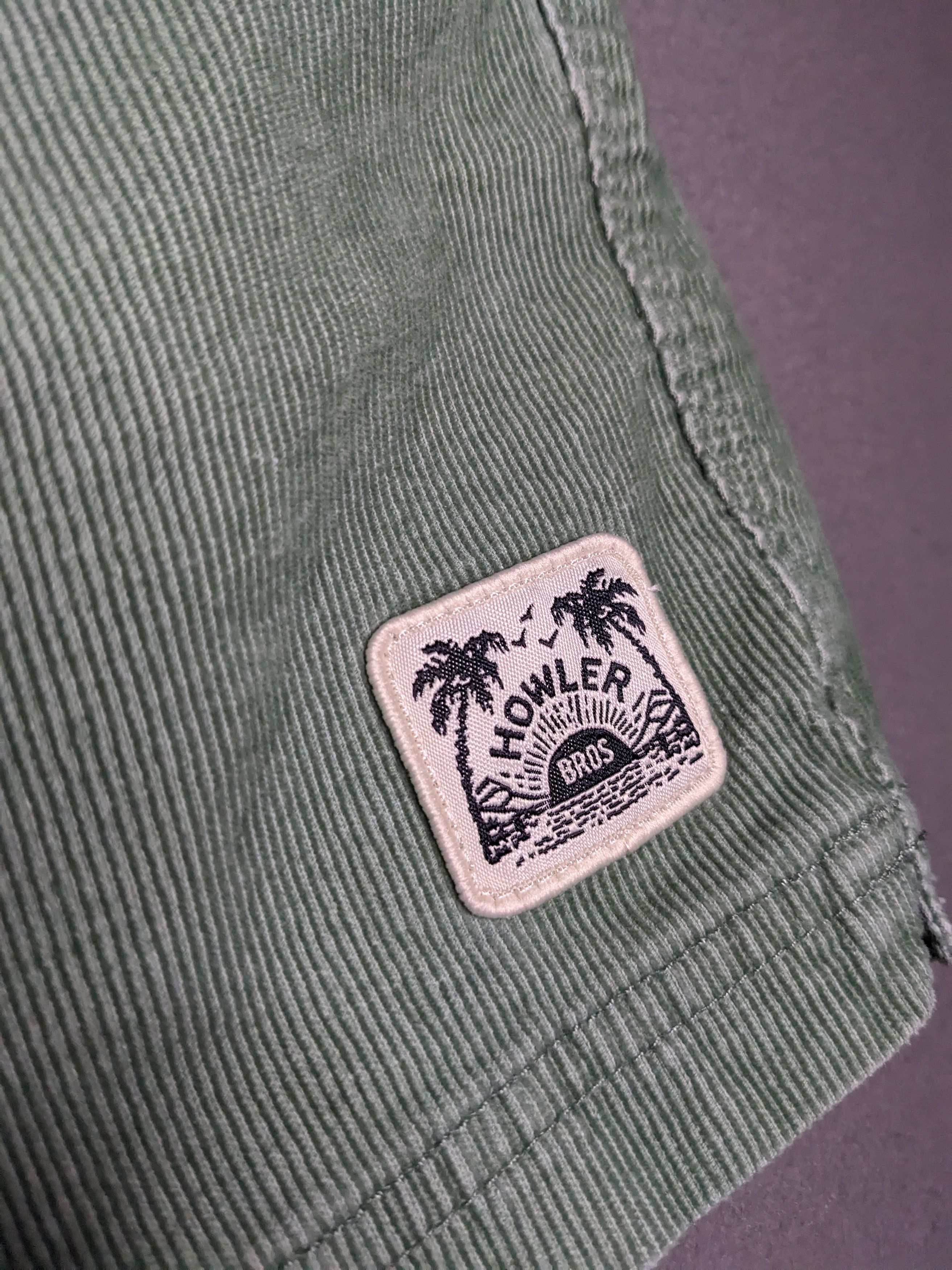 Howler Brothers Howler Bros Pressure Drop Cord Shorts Size 33 Green Corduroy Size US 33 - 10 Thumbnail