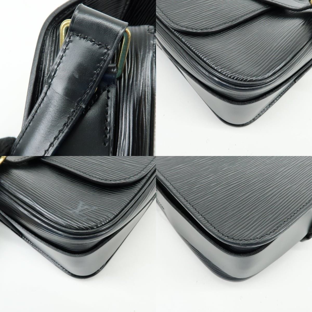 Louis Vuitton Louis Vuitton Epi Cartouchiere Shoulder Bag Black Size ONE SIZE - 5 Thumbnail