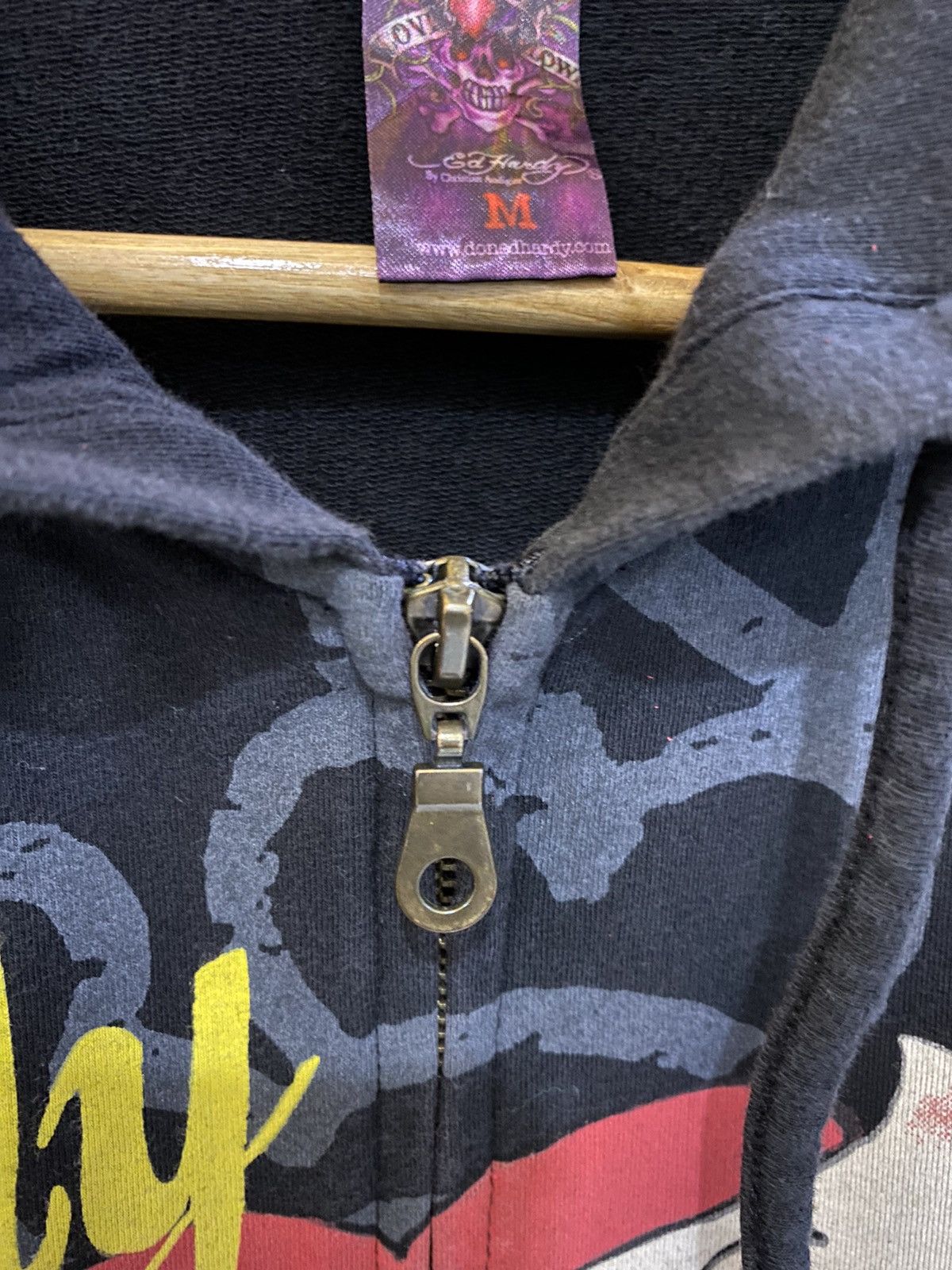 Christian Audigier × Ed Hardy Ed Hardy Zipper Hoodie Size M / US 6-8 / IT 42-44 - 5 Thumbnail