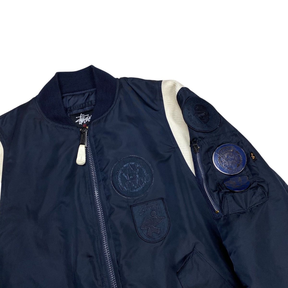 Stussy Stussy x FragmentDesign x Alphaindustries MA-1 Bomber Jacket Size US M / EU 48-50 / 2 - 5 Thumbnail
