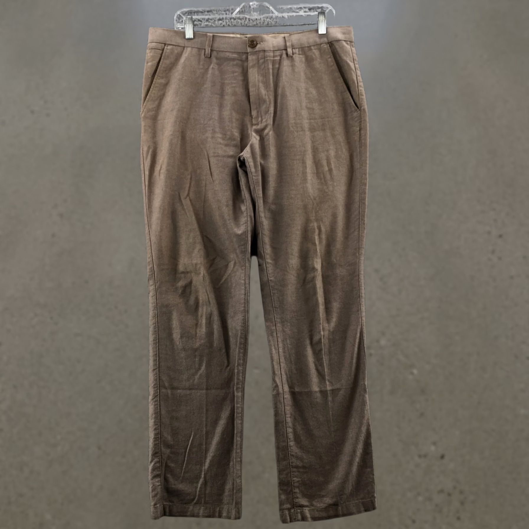 Banana Republic Banana Republic Kentfield Chino Pants Mens 34x30 Brown Mid Rise Chino Pant Mens Regular Straight Brown Mens Size US 34 / EU 50 - 1 Thumbnail