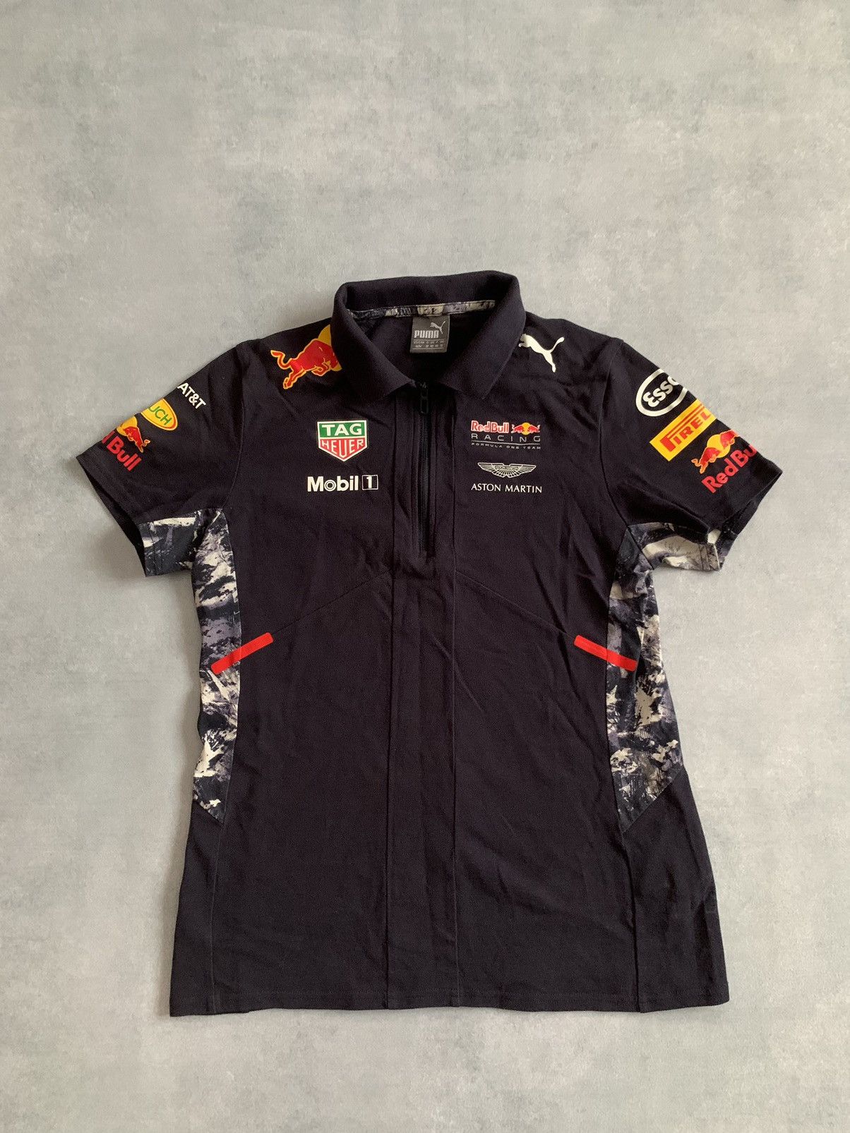Puma × Red Bull Puma Women’s Red Bull F1 Racing Aston Martin Polo Shirt Size M / US 6-8 / IT 42-44 - 1 Thumbnail