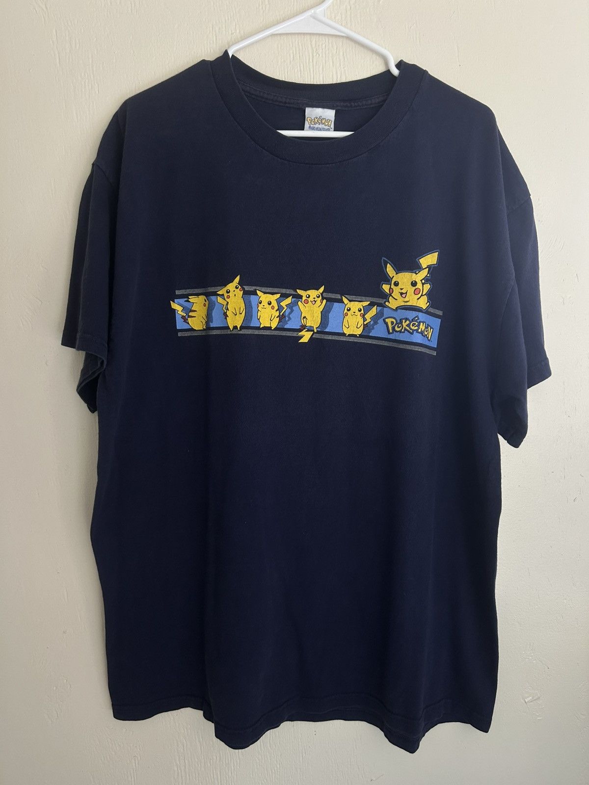 Pokemon Vintage 1999 Pokémon Pikachu Graphic Logo T-shirt Size US XL / EU 56 / 4 - 2 Thumbnail