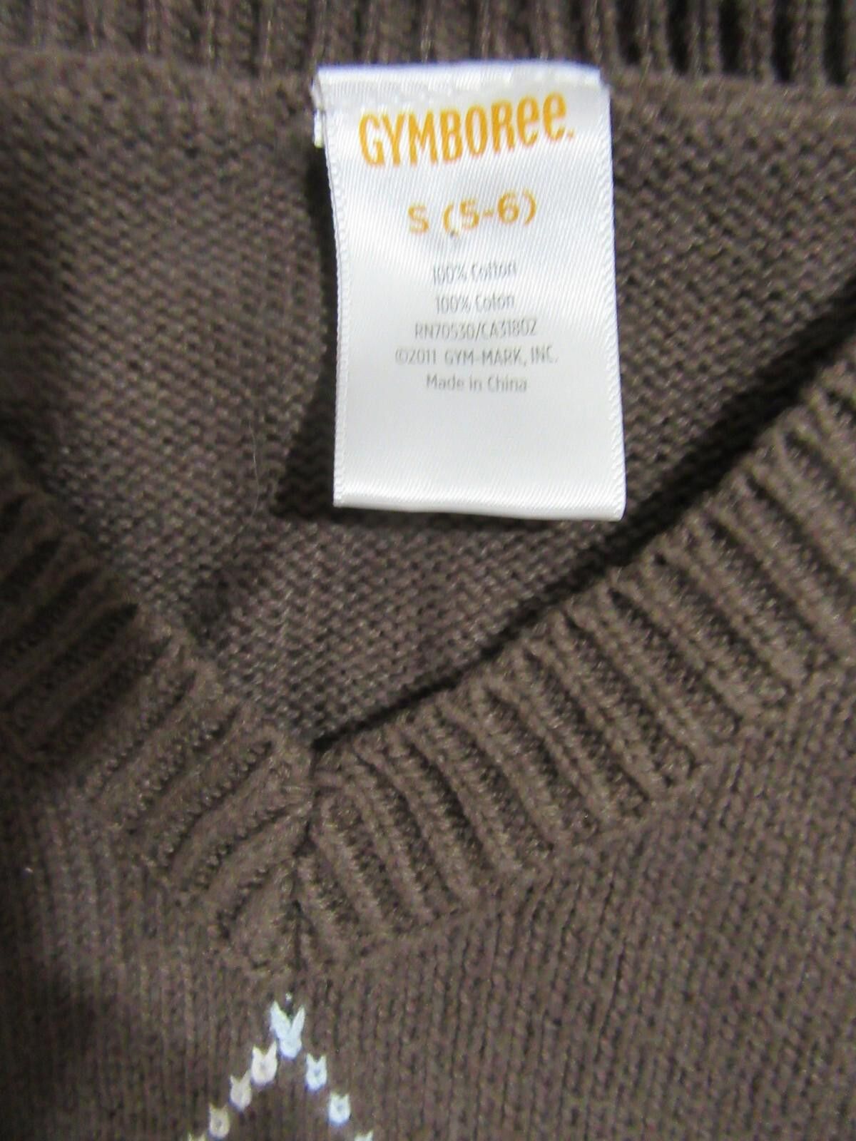Designer Gymboree Small 5 - 6 Boys Sweater Vest Argyle Brown EUC Size ONE SIZE - 2 Thumbnail