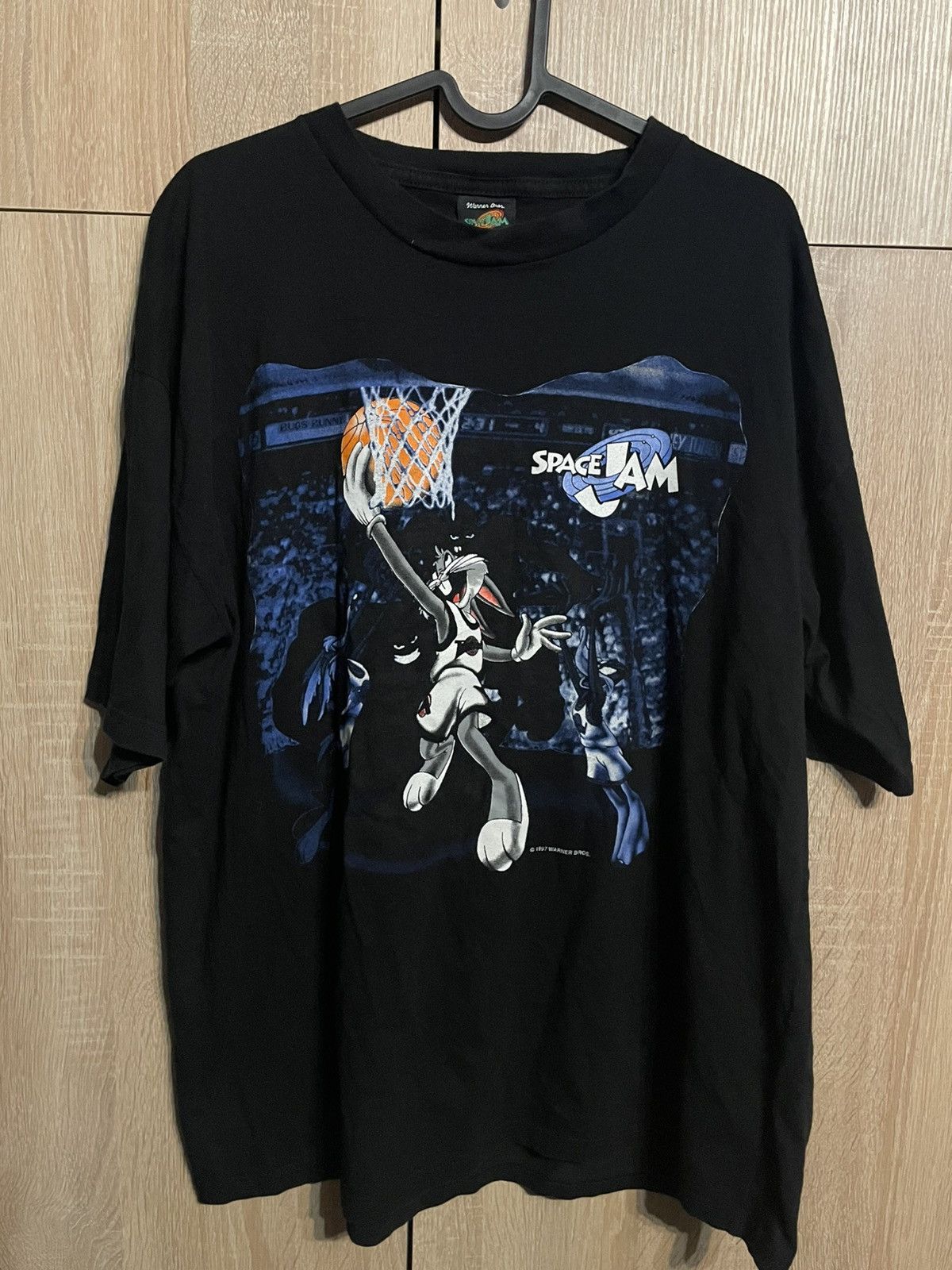 Vintage × Warner Bros Space jam vintage 90s Warner Bros 1997 archive retro tee Size US L / EU 52-54 / 3 - 1 Thumbnail