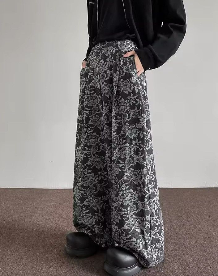 Japanese Brand Flower Style Pant Size US 35 - 2 Thumbnail