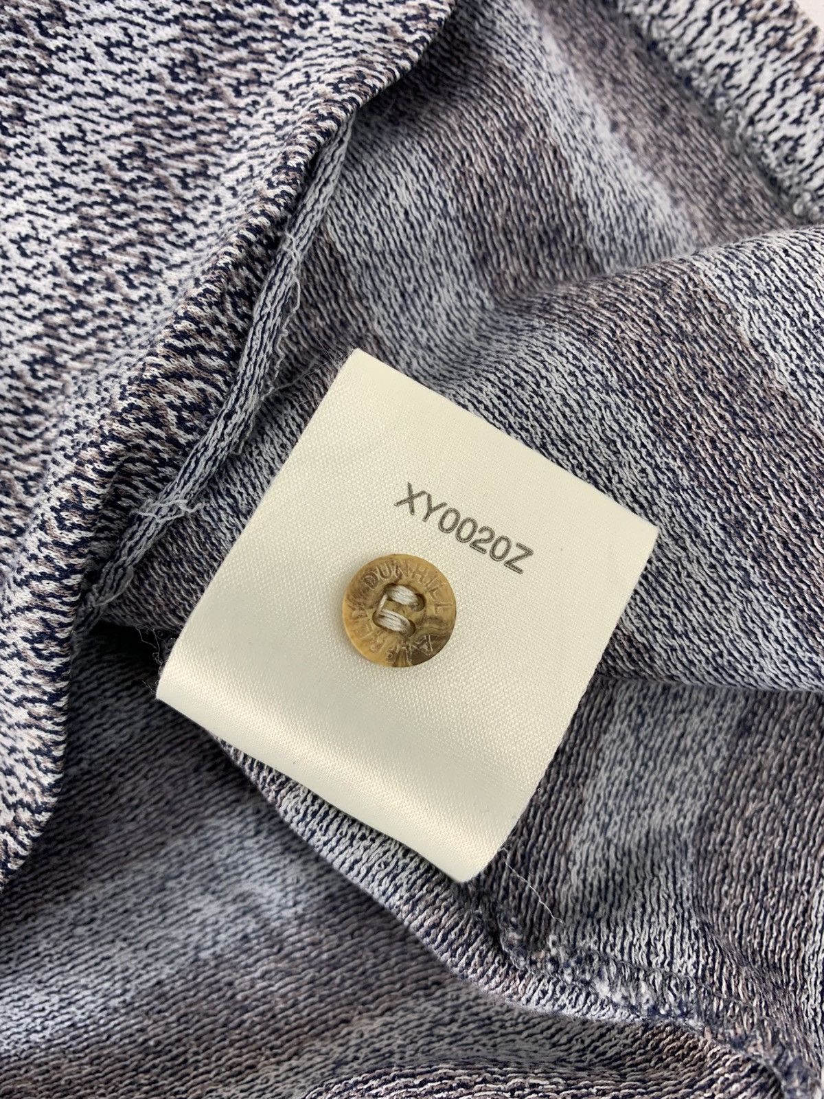 Alfred Dunhill 90s Dunhill Made In Italy Striped Single Pocket Polo Tee Size US S / EU 44-46 / 1 - 8 Thumbnail