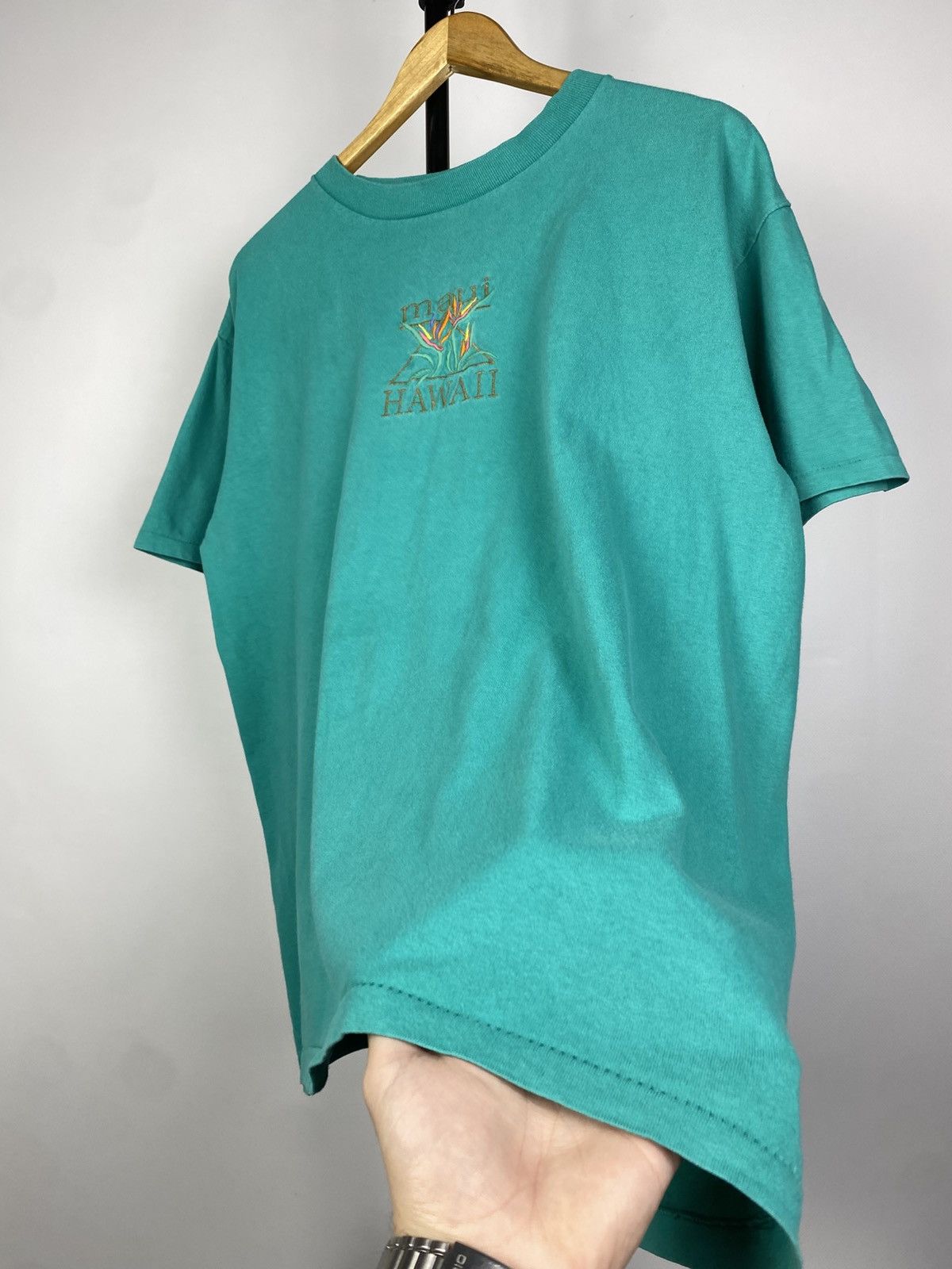 Vintage RARE Vintage 90s Big Logo Hawaii Surf Y2K T-Shirts Size US L / EU 52-54 / 3 - 4 Thumbnail