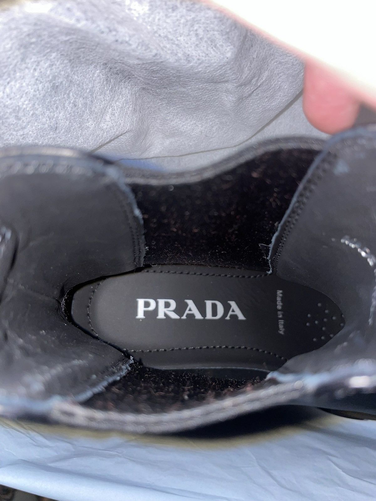 Prada Prada Monolith brushed leather Chelsea boots Size US 5.5 / IT 35.5 - 8 Thumbnail