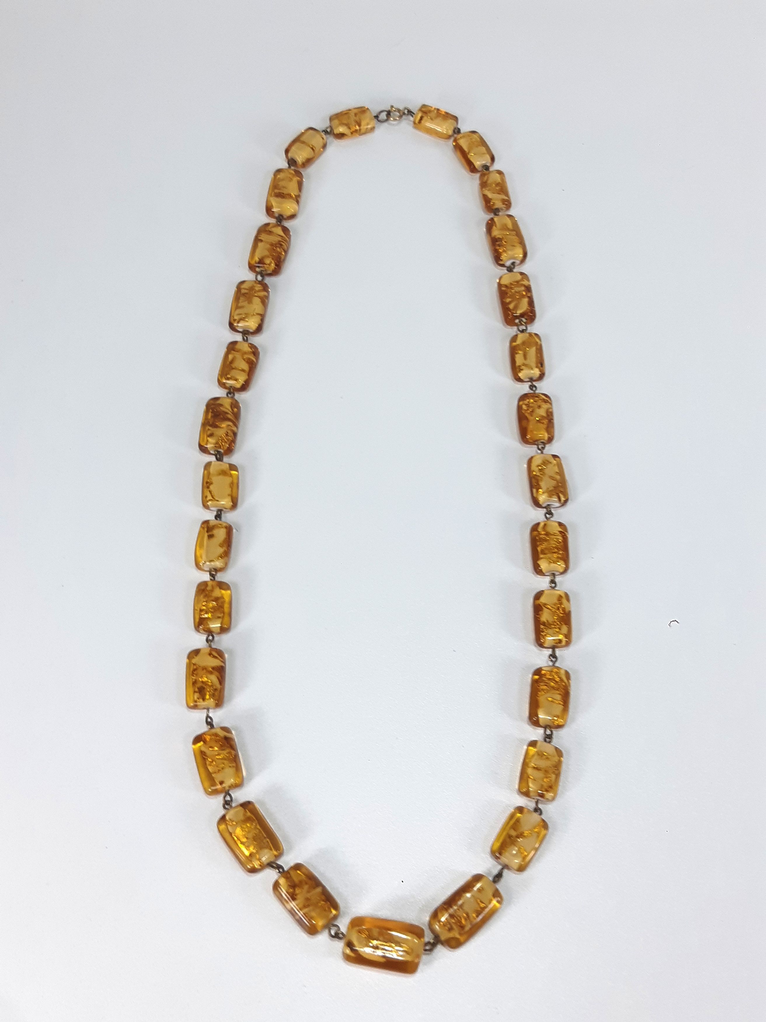 Other Vintage MURANO Gold Foil Beaded Necklace Size ONE SIZE - 3 Thumbnail